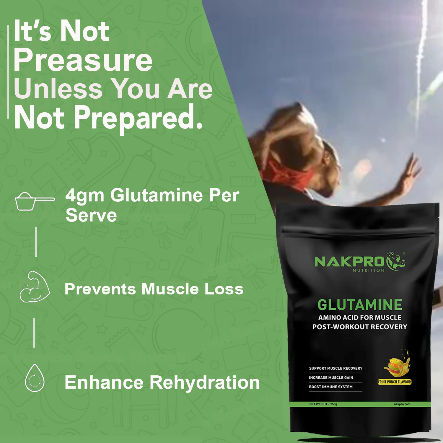 Nakpro L-Glutamine | Amino Acid for Muscle Recovery & Growth - Image 40