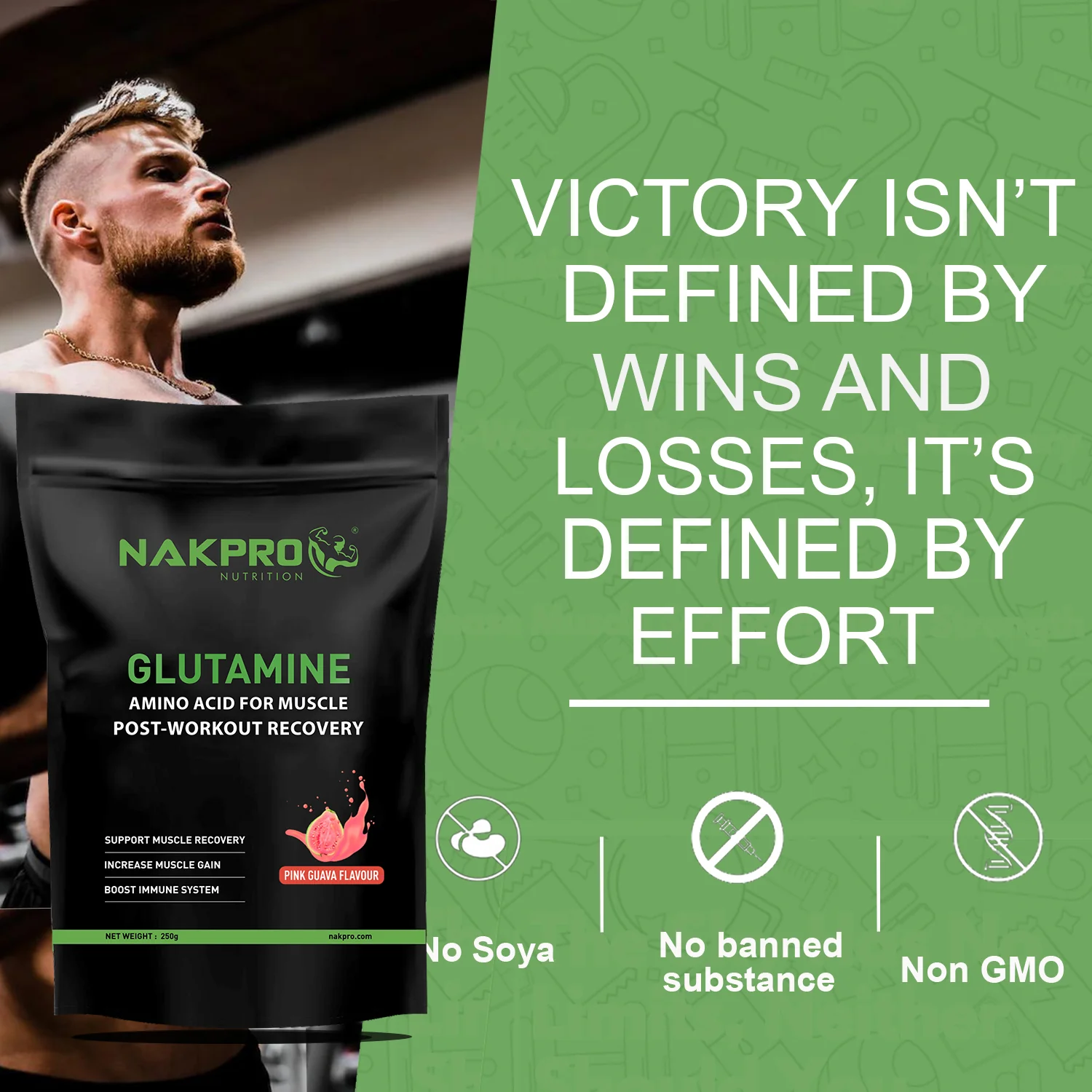 Nakpro L-Glutamine | Amino Acid for Muscle Recovery & Growth - Image 42
