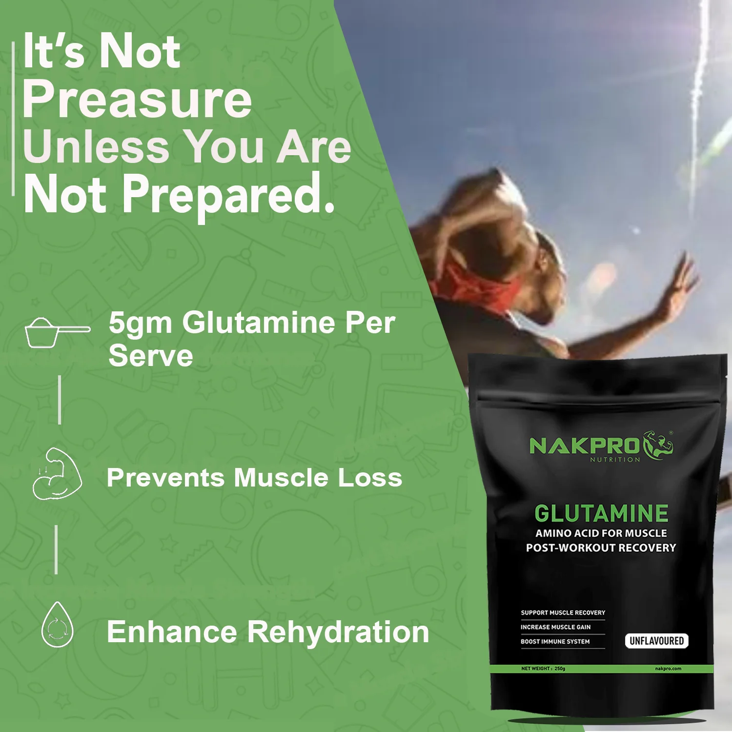 Nakpro L-Glutamine | Amino Acid for Muscle Recovery & Growth - Image 53
