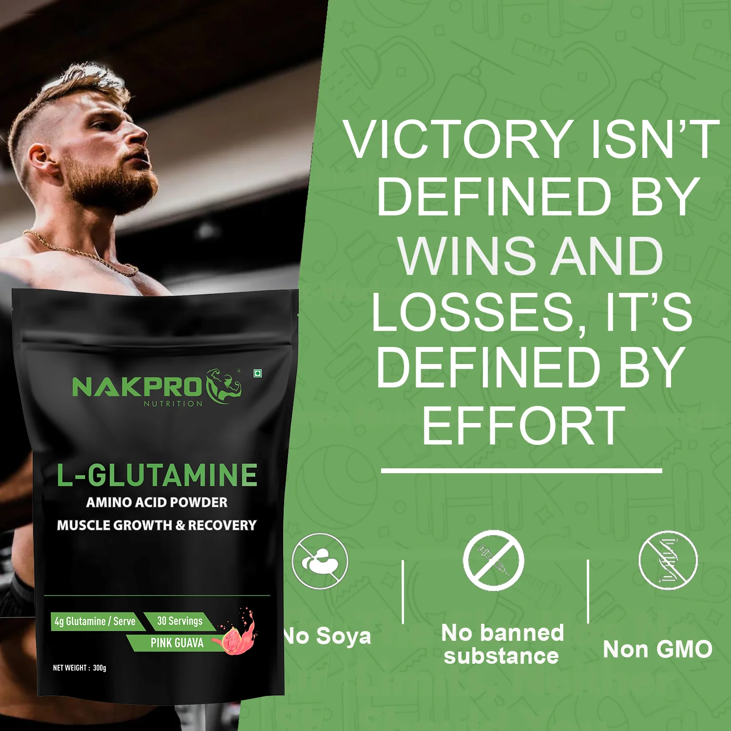 Nakpro L-Glutamine | Amino Acid for Muscle Recovery & Growth - Image 73