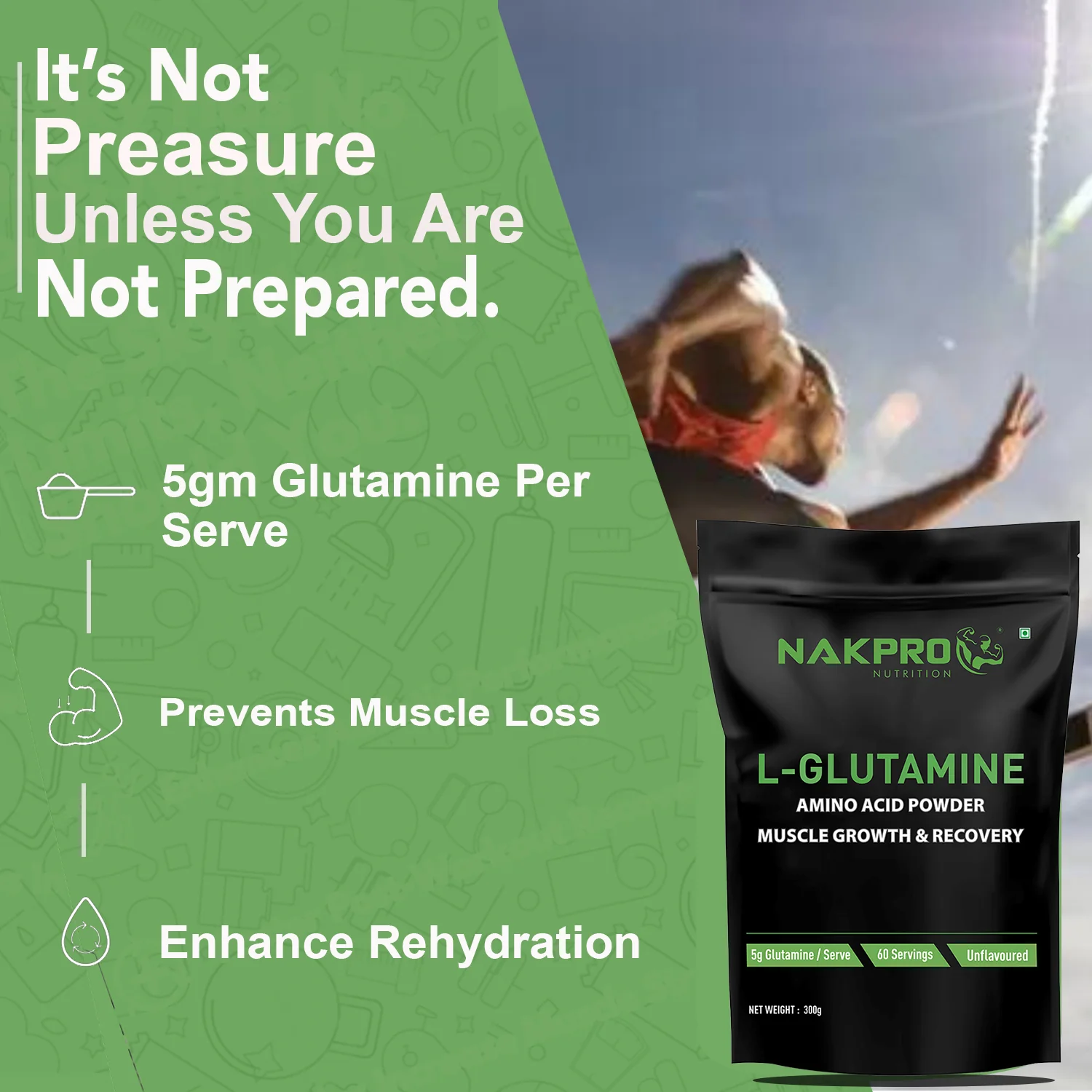 Nakpro L-Glutamine | Amino Acid for Muscle Recovery & Growth - Image 83