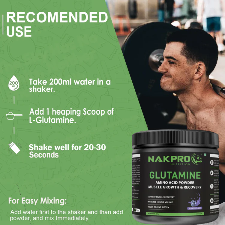 Nakpro L-Glutamine | Amino Acid for Muscle Recovery & Growth - Image 87