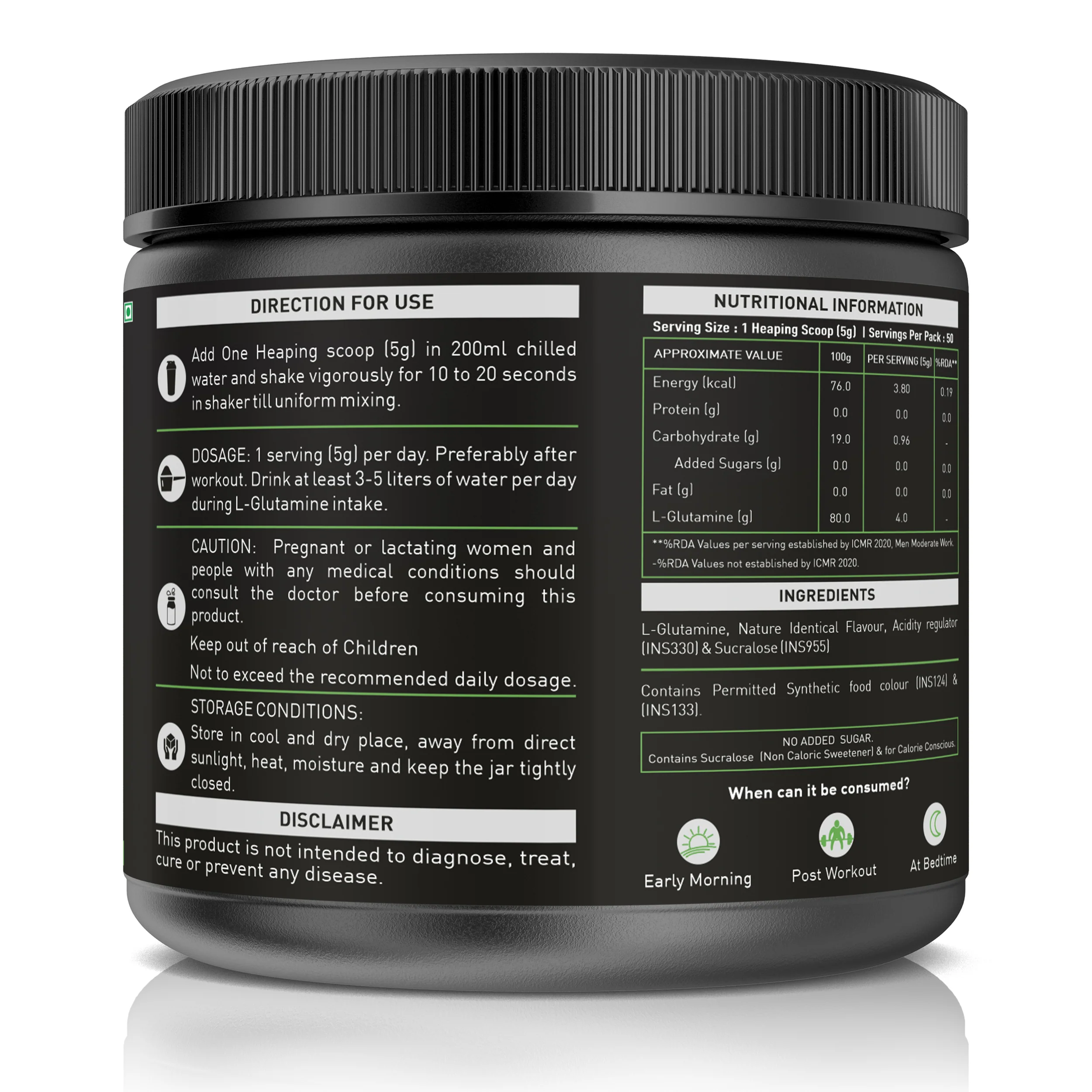 Nakpro L-Glutamine | Amino Acid for Muscle Recovery & Growth - Image 89