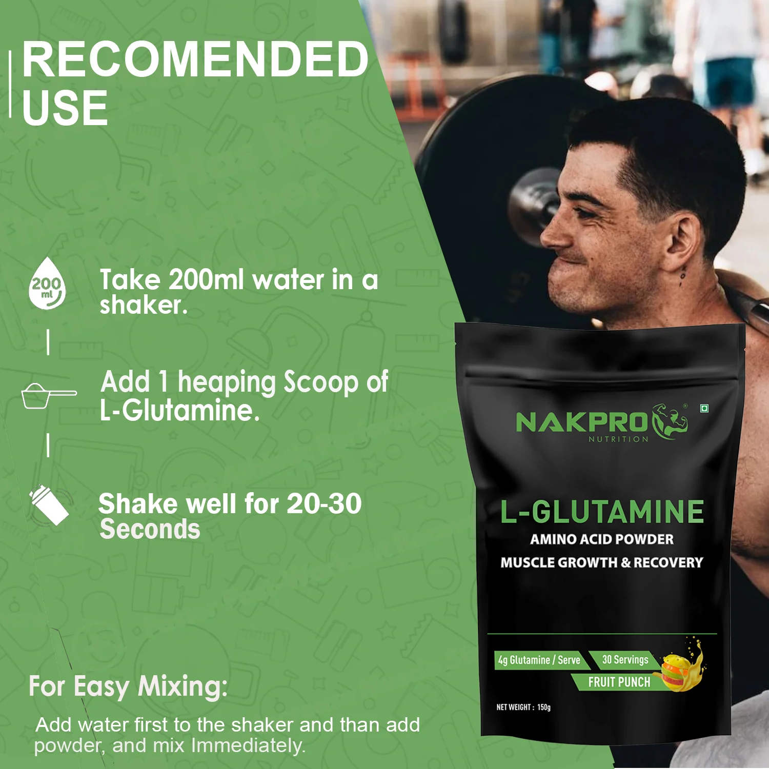 Nakpro L-Glutamine | Amino Acid for Muscle Recovery & Growth - Image 9