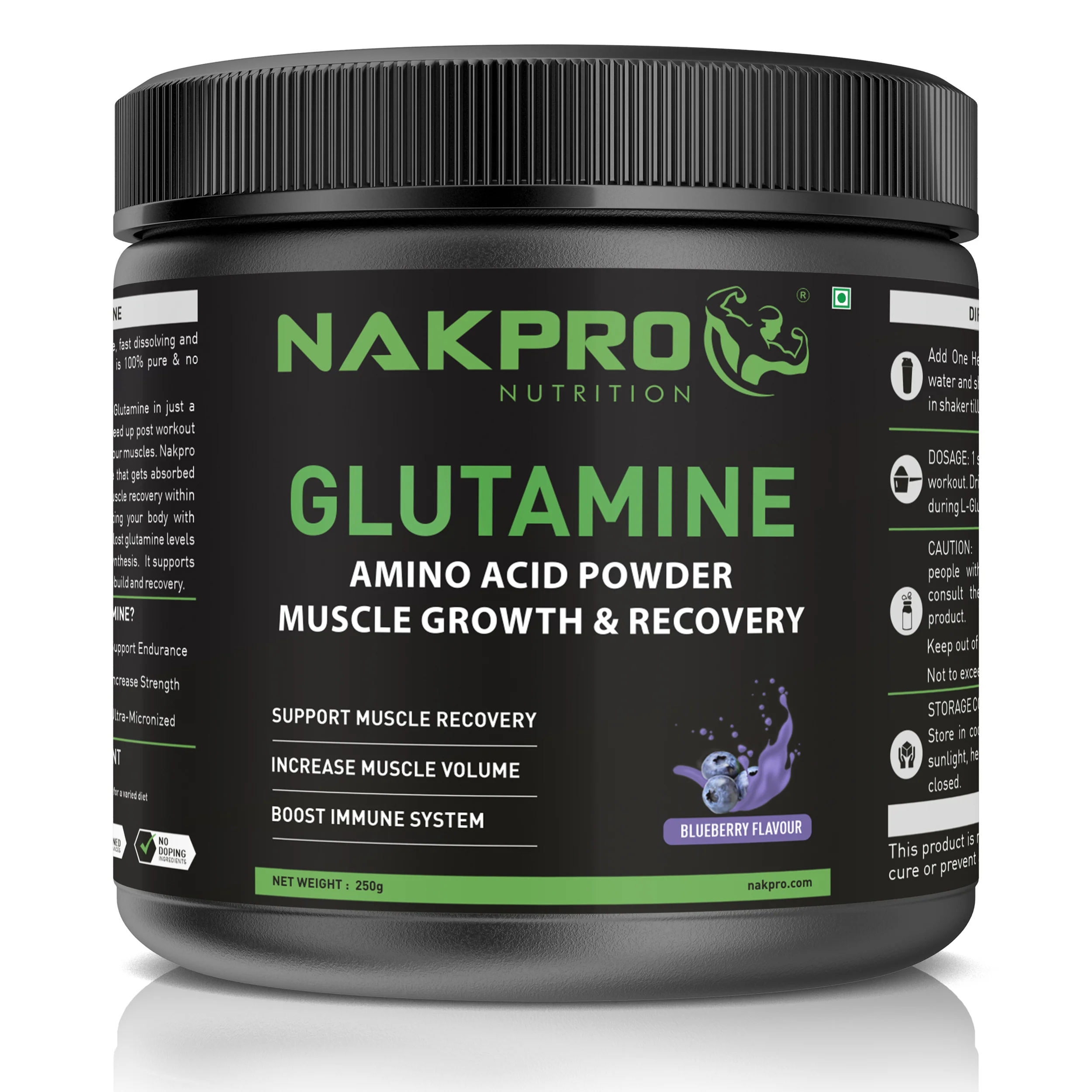 Nakpro L-Glutamine | Amino Acid for Muscle Recovery & Growth - Image 90