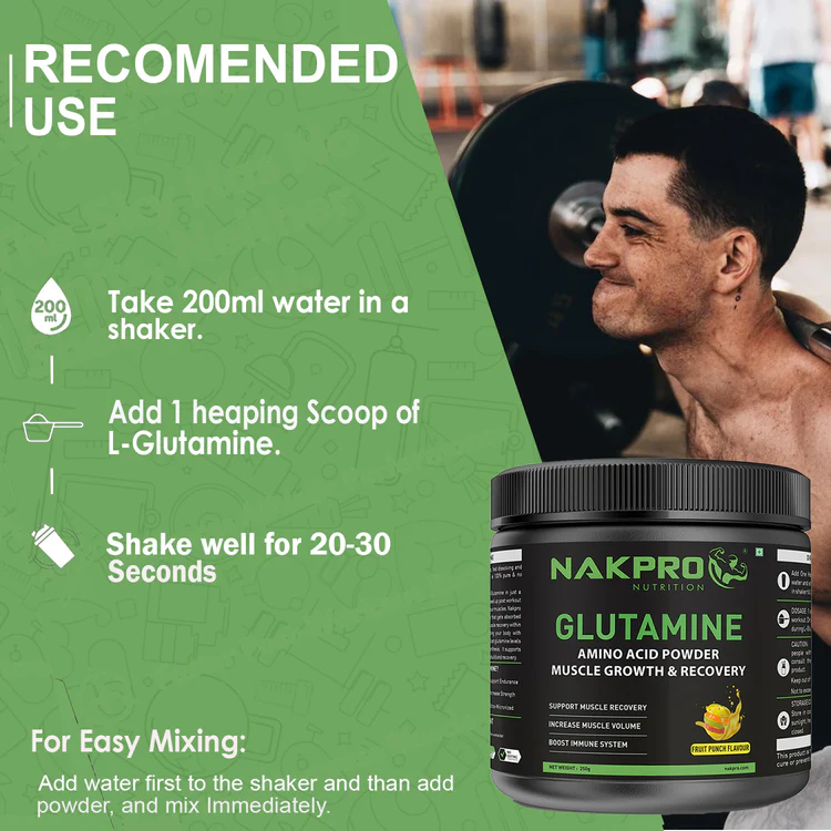 Nakpro L-Glutamine | Amino Acid for Muscle Recovery & Growth - Image 93