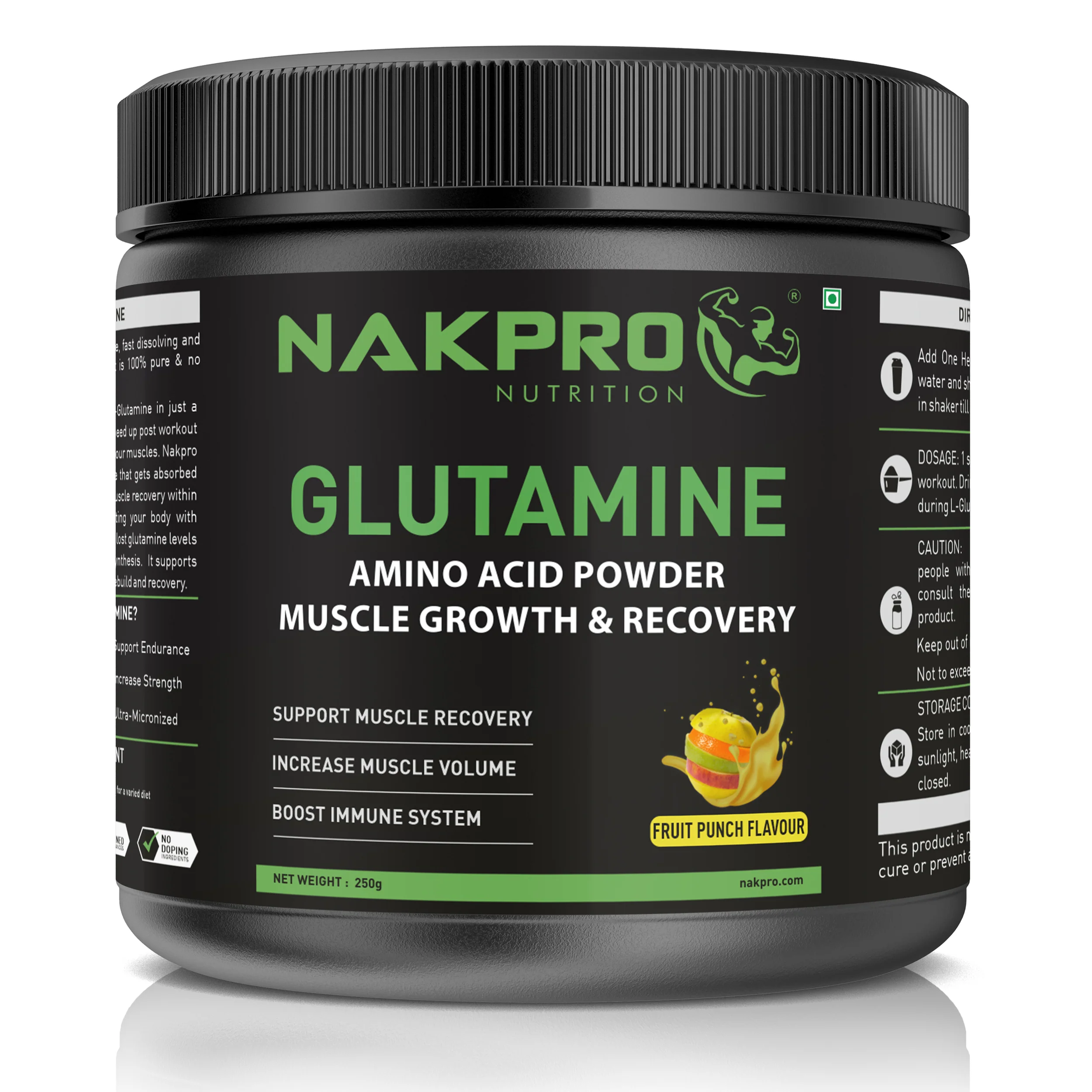 Nakpro L-Glutamine | Amino Acid for Muscle Recovery & Growth - Image 94