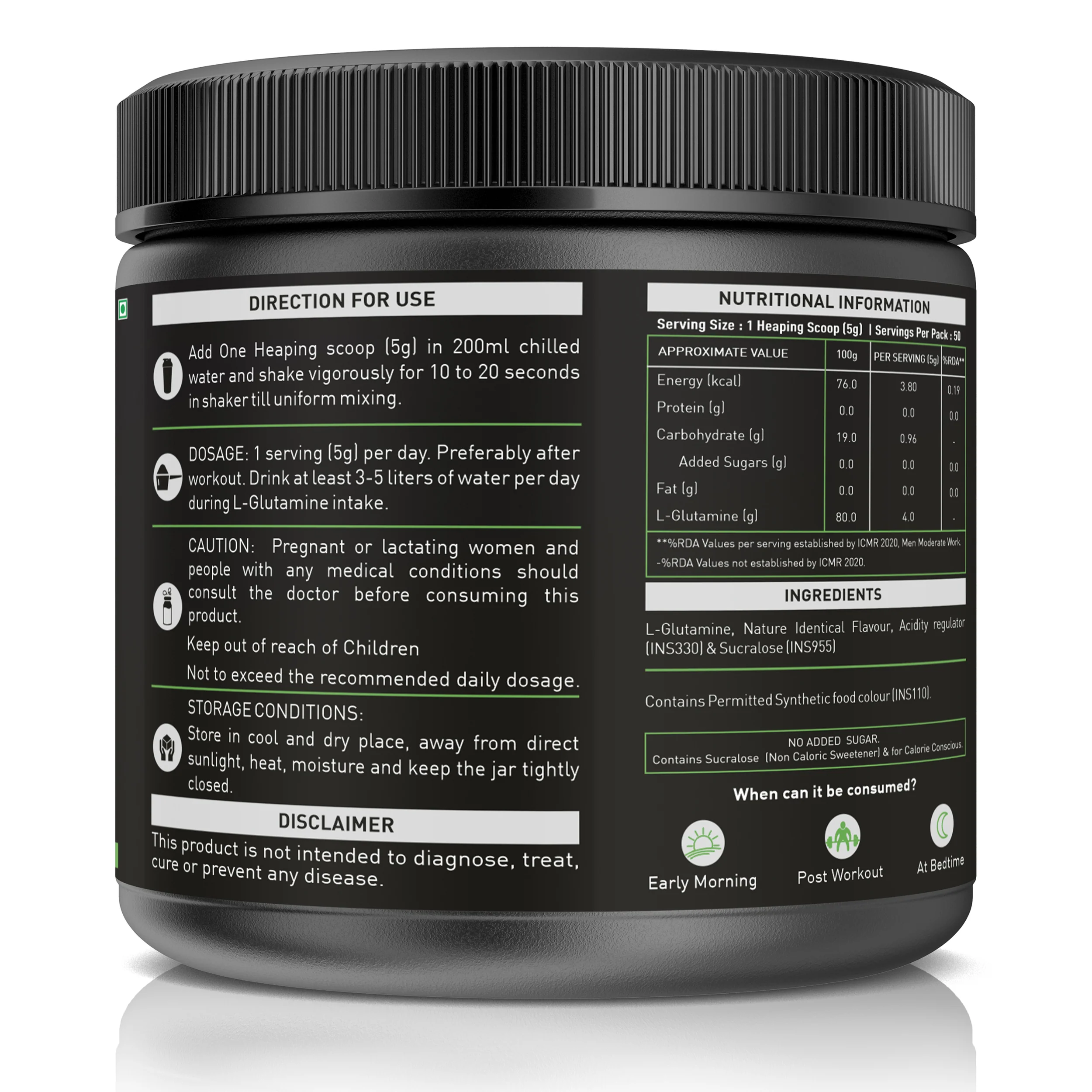 Nakpro L-Glutamine | Amino Acid for Muscle Recovery & Growth - Image 98