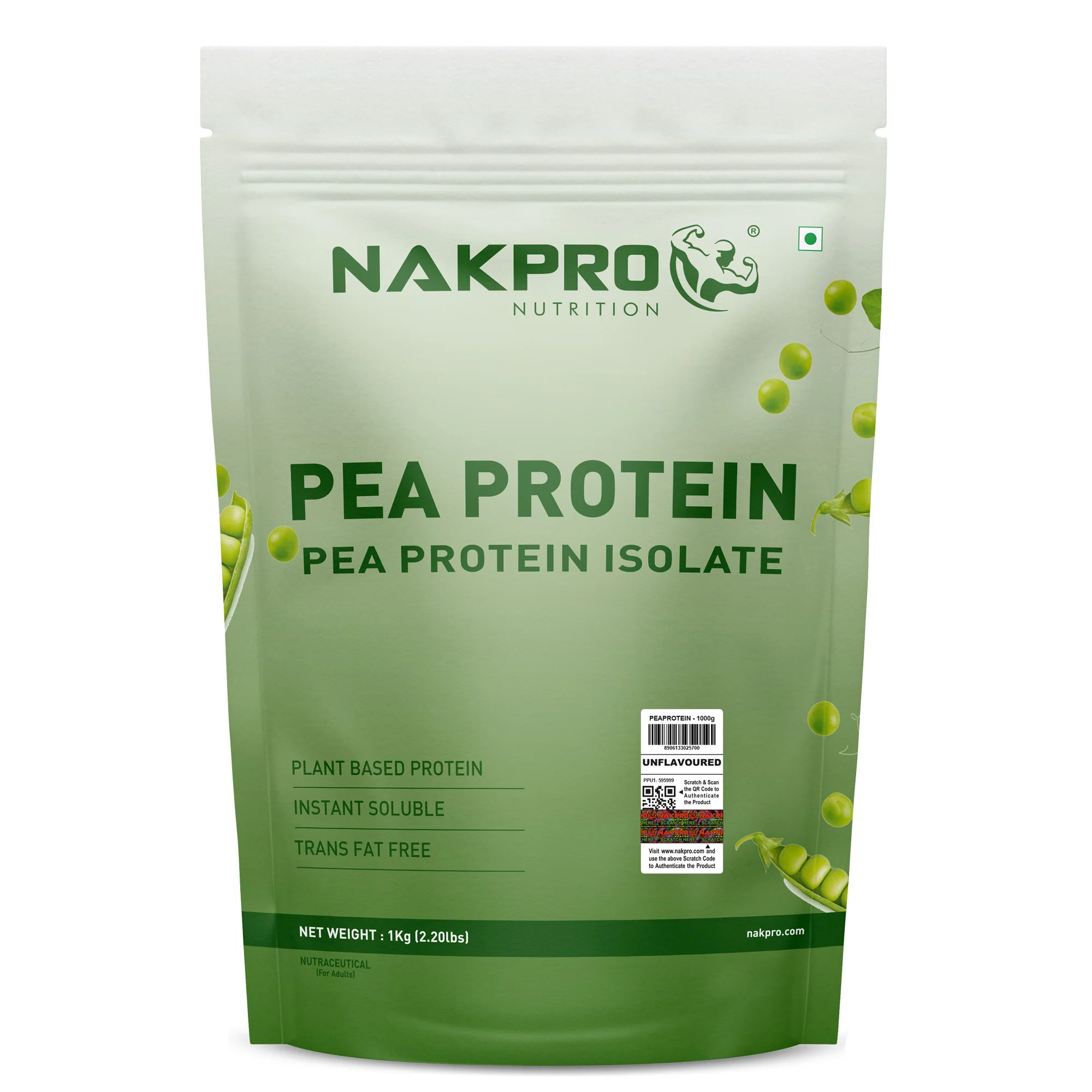 Nakpro Pea Protein Isolate | 72g Protein | Plant-Based Protein Powder - Image 26