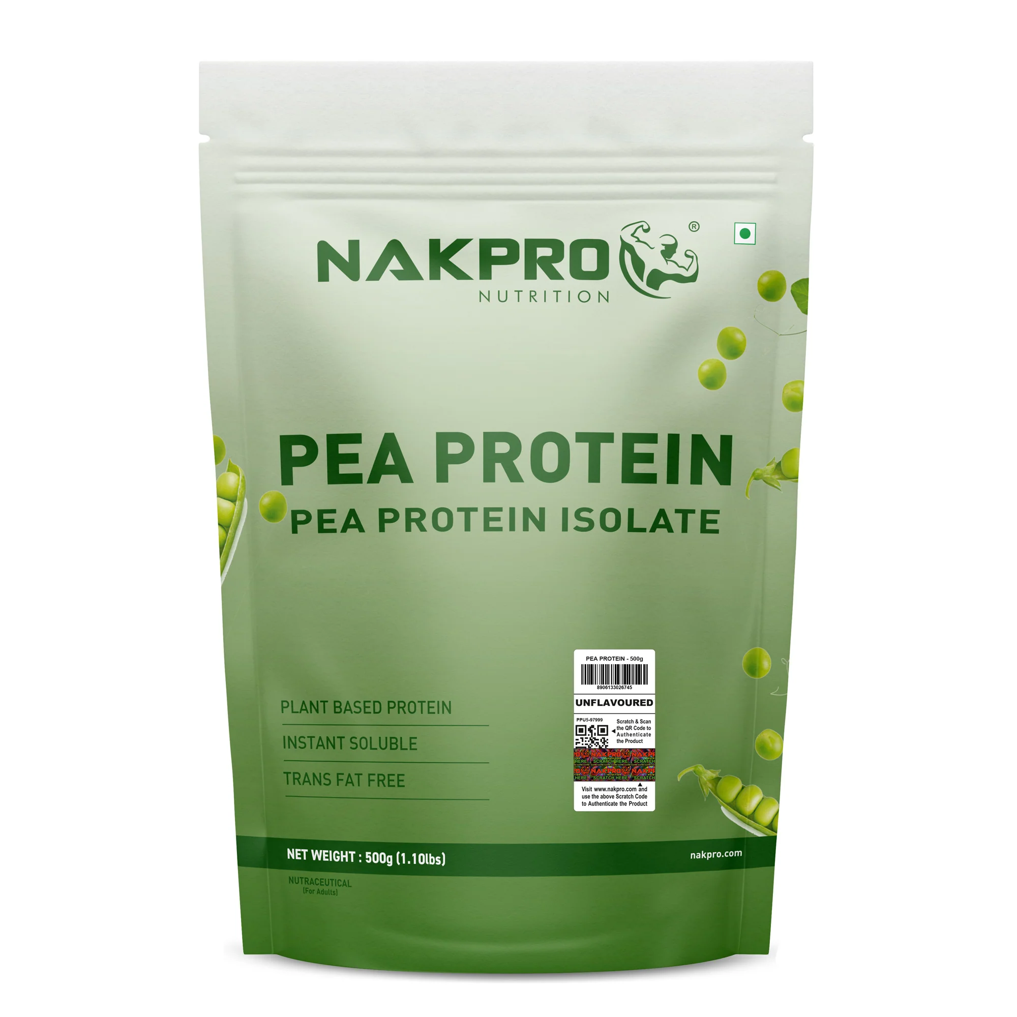 Nakpro Pea Protein Isolate | 72g Protein | Plant-Based Protein Powder - Image 39