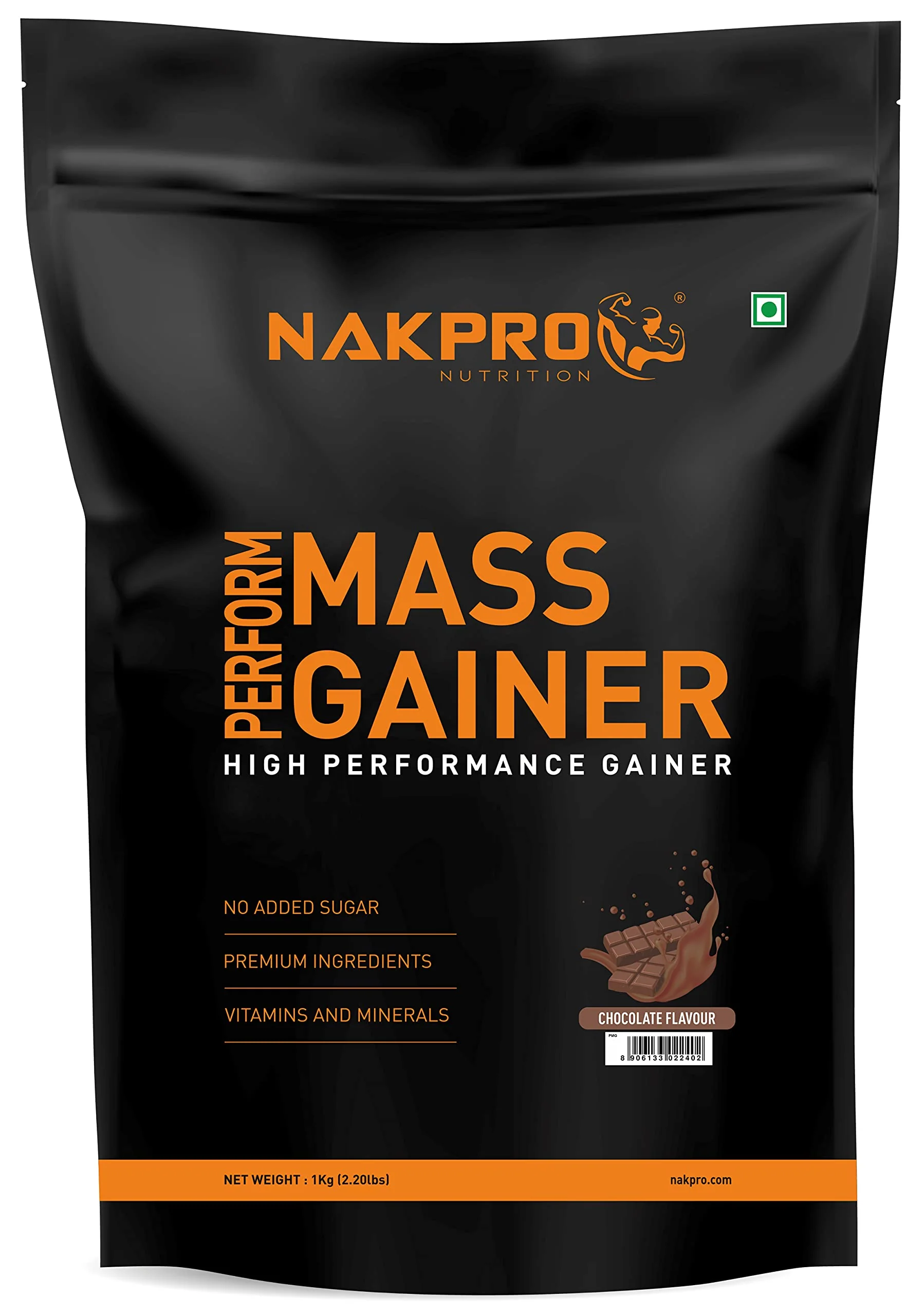Nakpro Perform Mass Gainer | Protein Mass Gainer | 76g Carbs - Image 4
