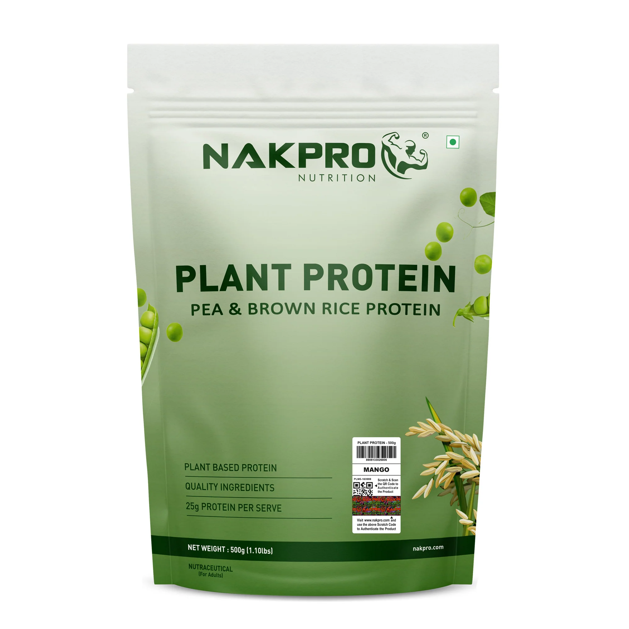Nakpro Plant Protein Powder | 70g Protein | Pea & Brown Rice Protein Blend | Trustified Certified - Image 19