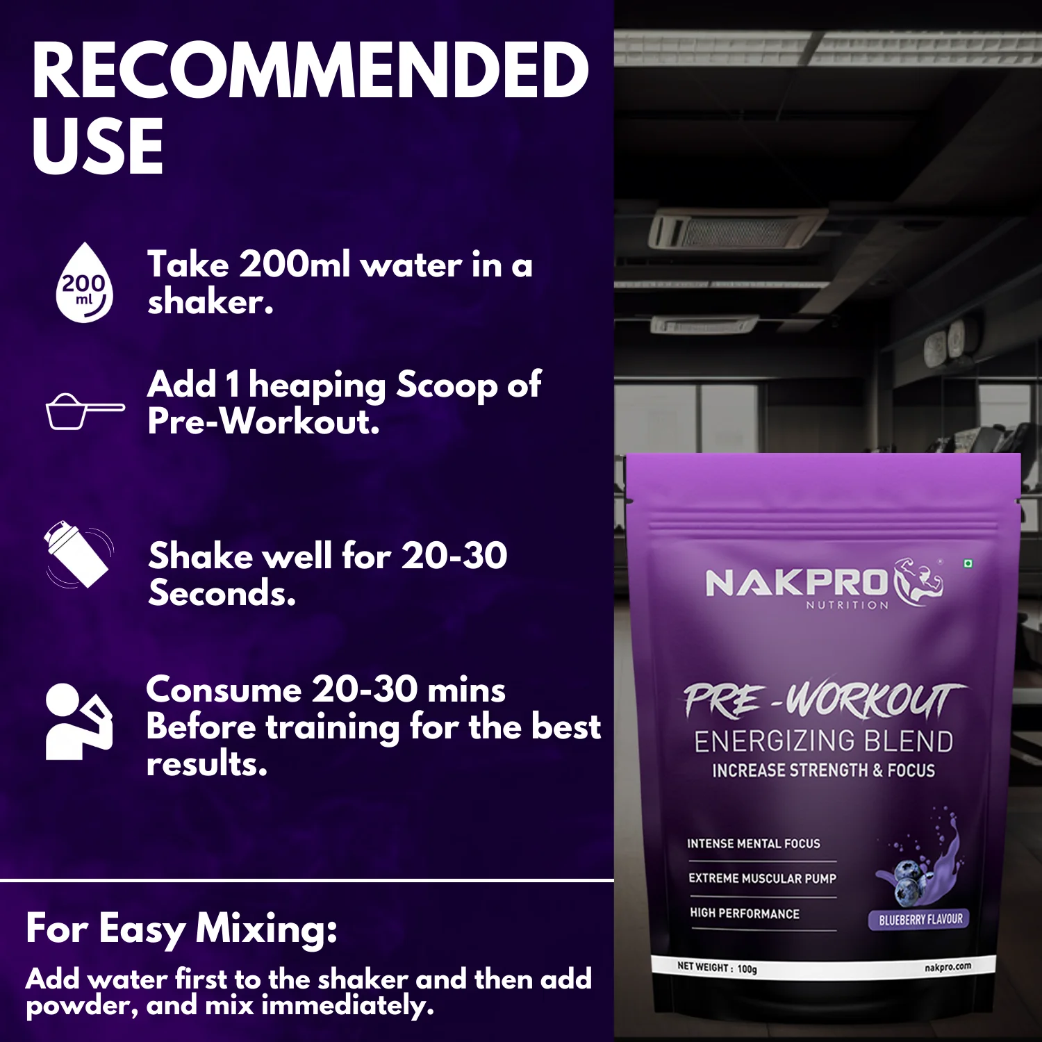 Nakpro Pre-Workout Supplement | Supports Energy, Focus & Performance - Image 11