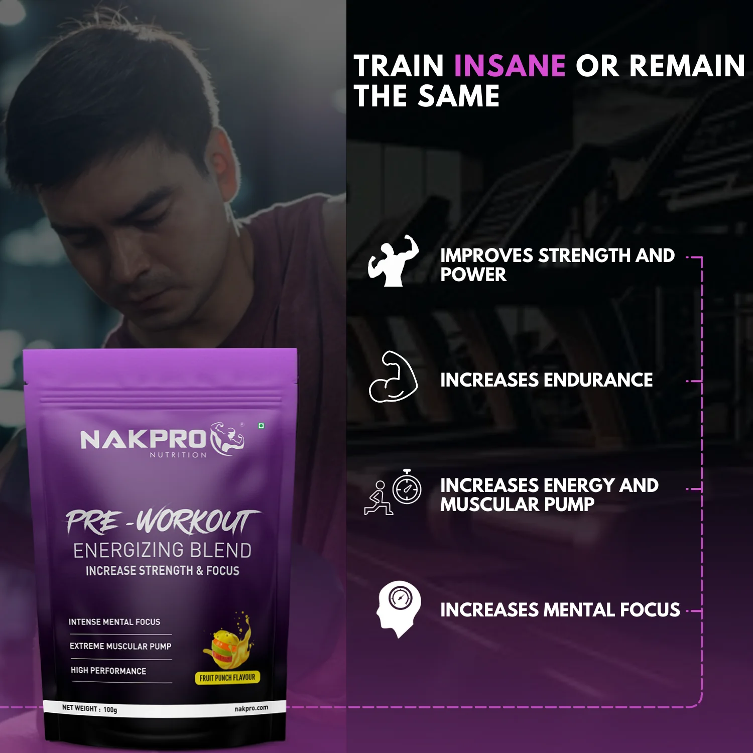 Nakpro Pre-Workout Supplement | Supports Energy, Focus & Performance - Image 17