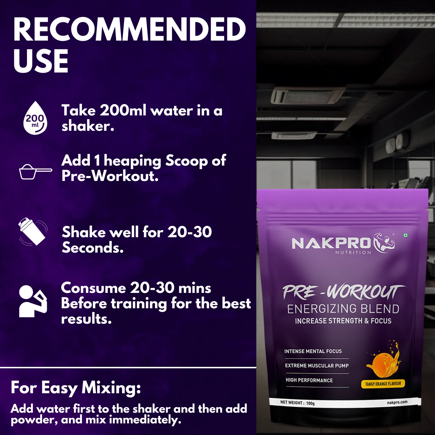 Nakpro Pre-Workout Supplement | Supports Energy, Focus & Performance - Image 32