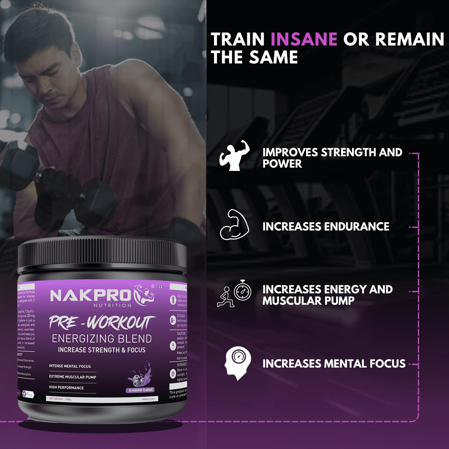 Nakpro Pre-Workout Supplement | Supports Energy, Focus & Performance - Image 42