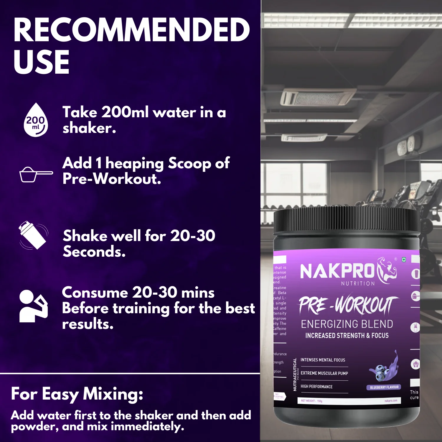 Nakpro Pre-Workout Supplement | Supports Energy, Focus & Performance - Image 51