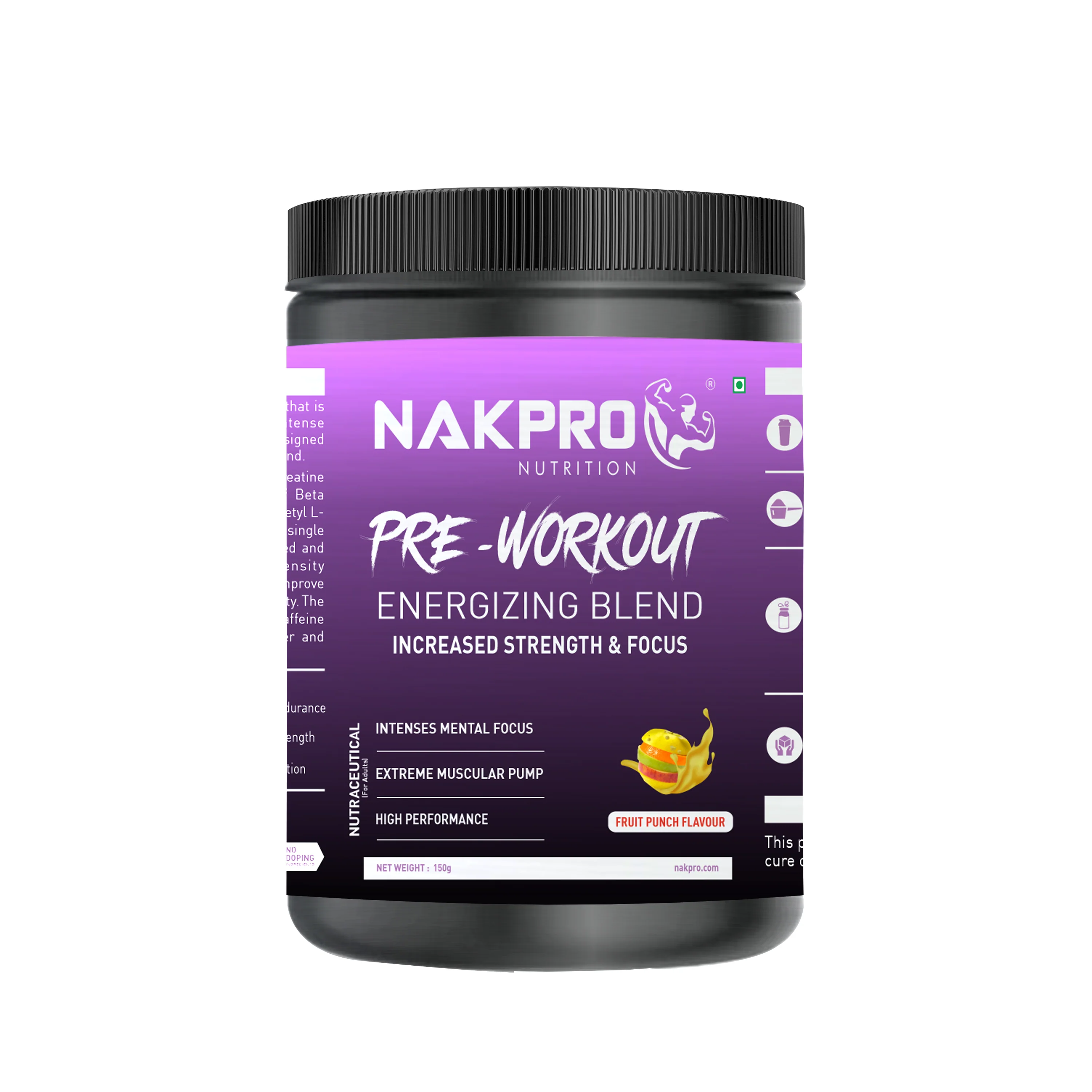 Nakpro Pre-Workout Supplement | Supports Energy, Focus & Performance - Image 58