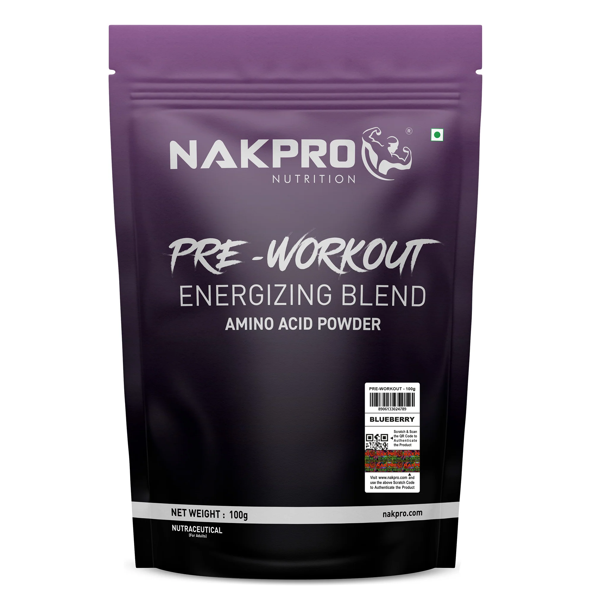 Nakpro Pre-Workout Supplement | Supports Energy, Focus & Performance - Image 66