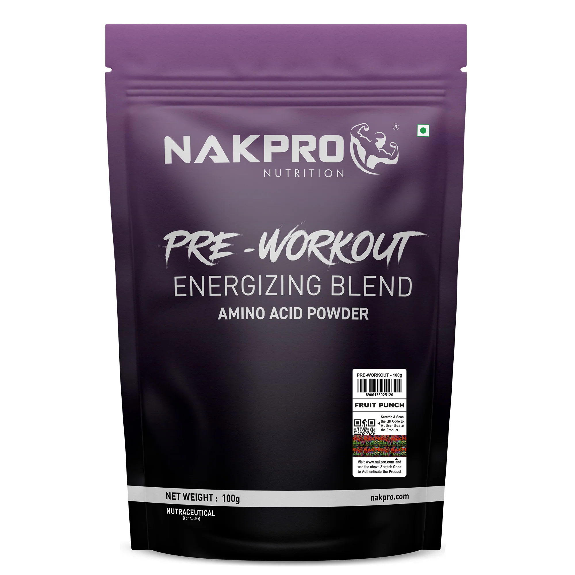Nakpro Pre-Workout Supplement | Supports Energy, Focus & Performance - Image 67