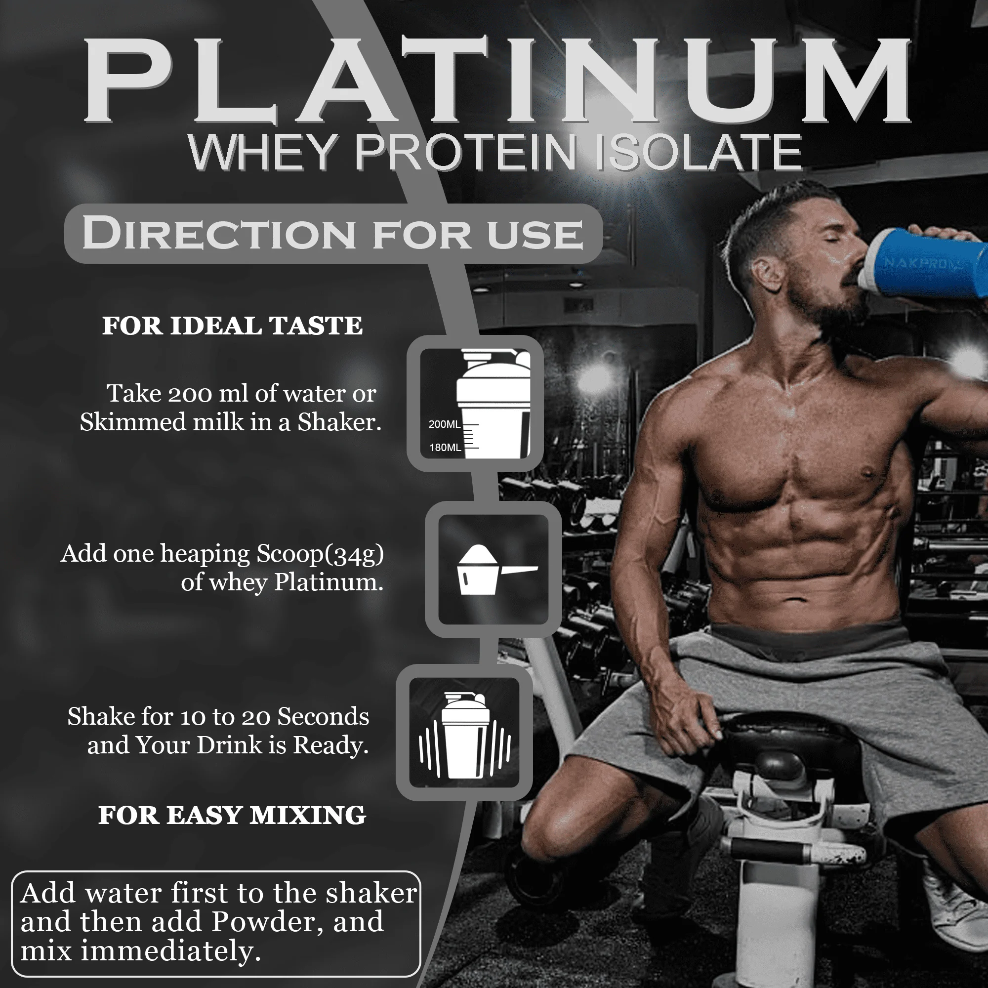 Nakpro Platinum Whey Protein Isolate | 82g Protein | Trustified Certified - Image 183