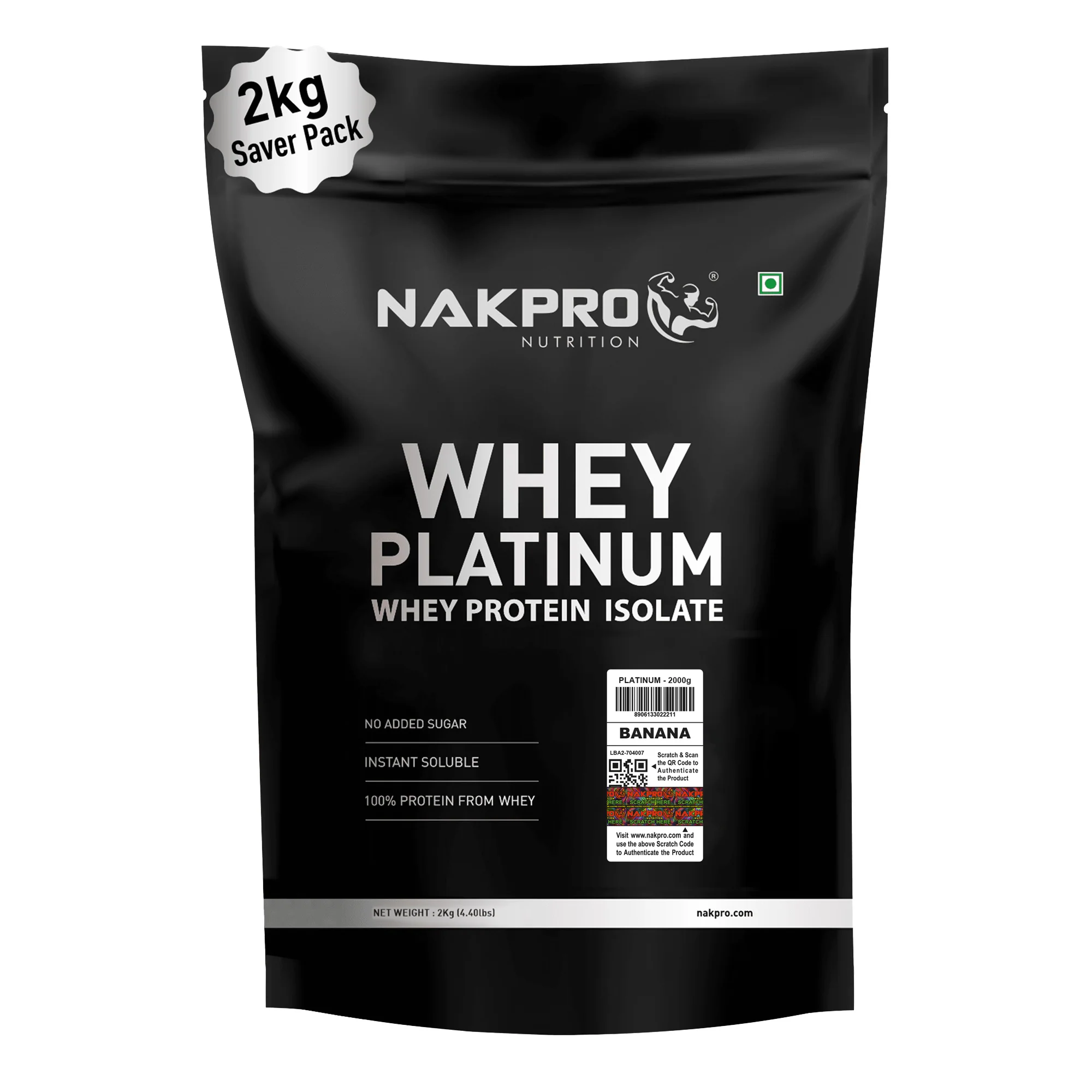 Nakpro Platinum Whey Protein Isolate | 82g Protein | Trustified Certified - Image 204