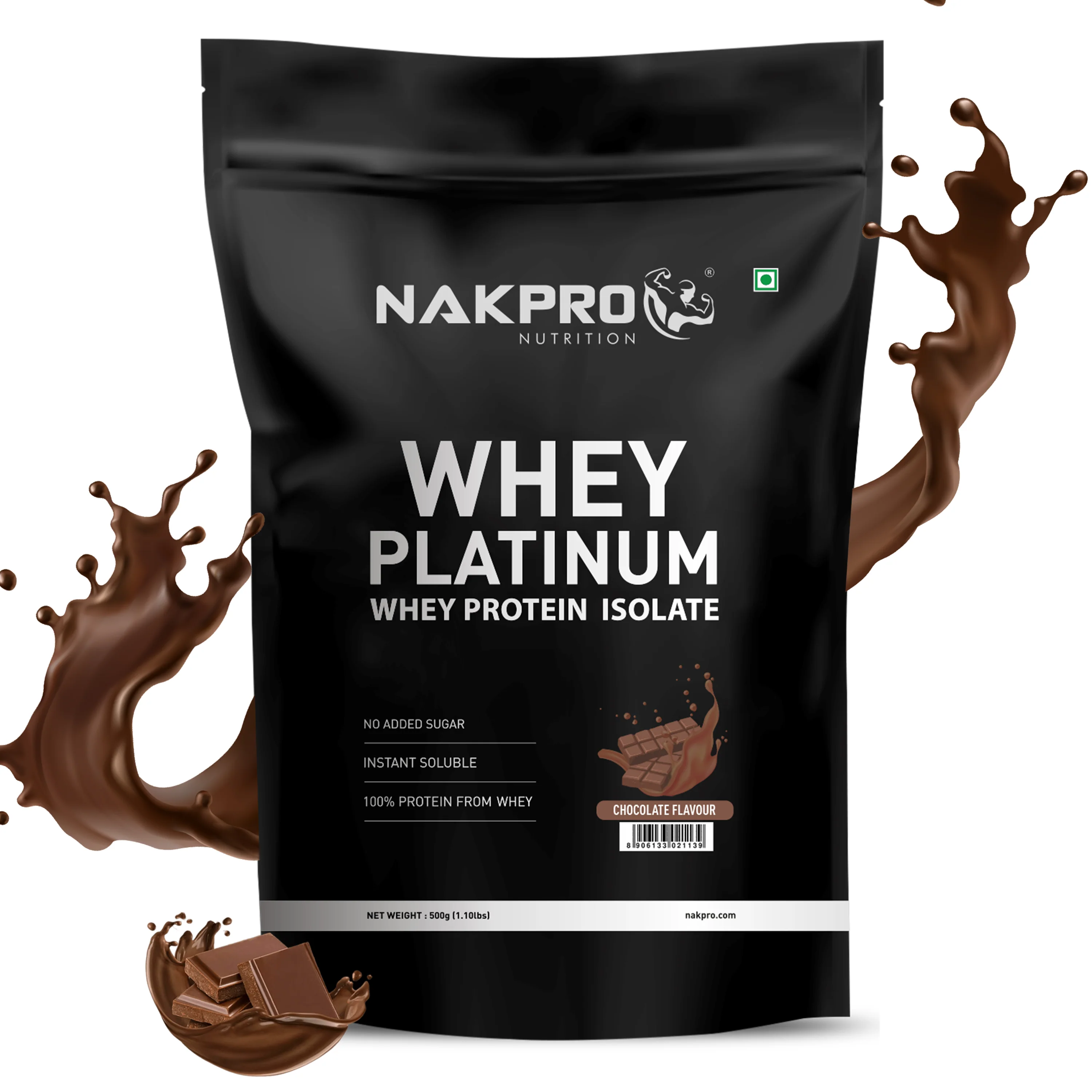 Nakpro Platinum Whey Protein Isolate | 82g Protein | Trustified Certified - Image 3