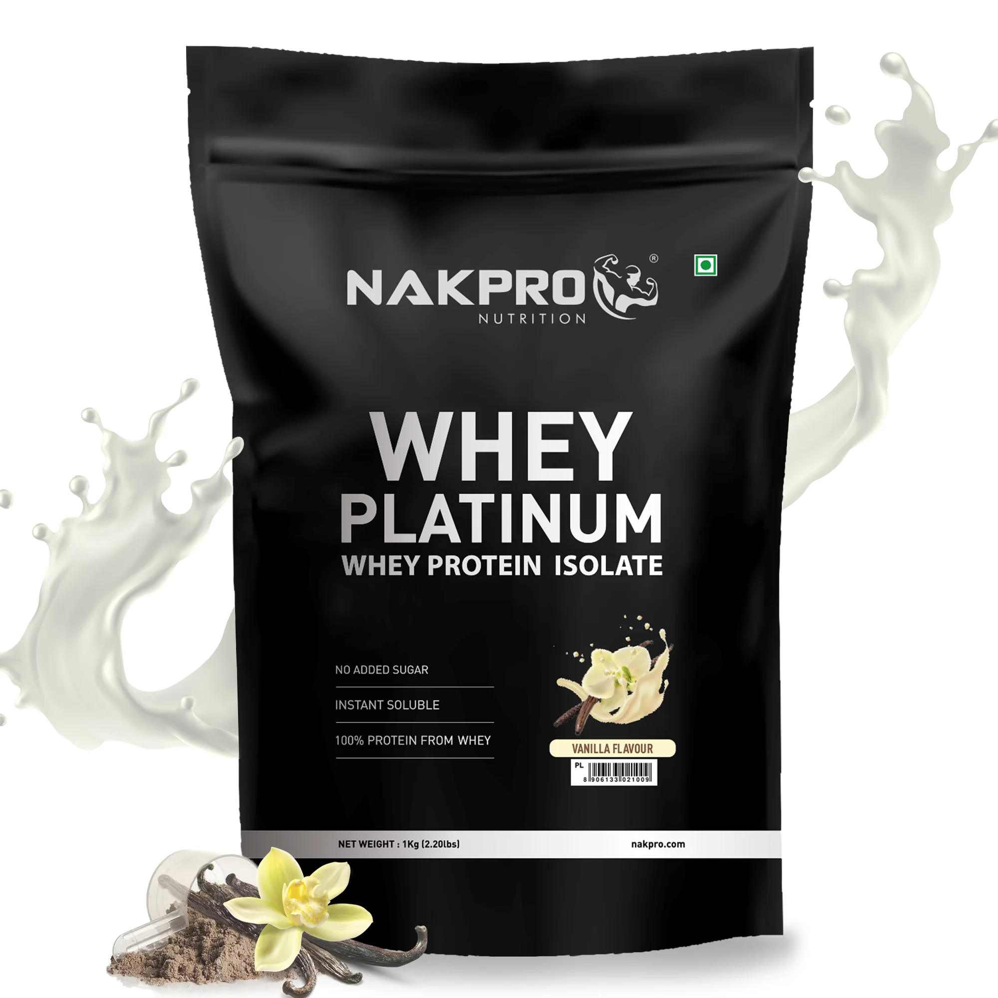 Nakpro Platinum Whey Protein Isolate | 82g Protein | Trustified Certified - Image 33
