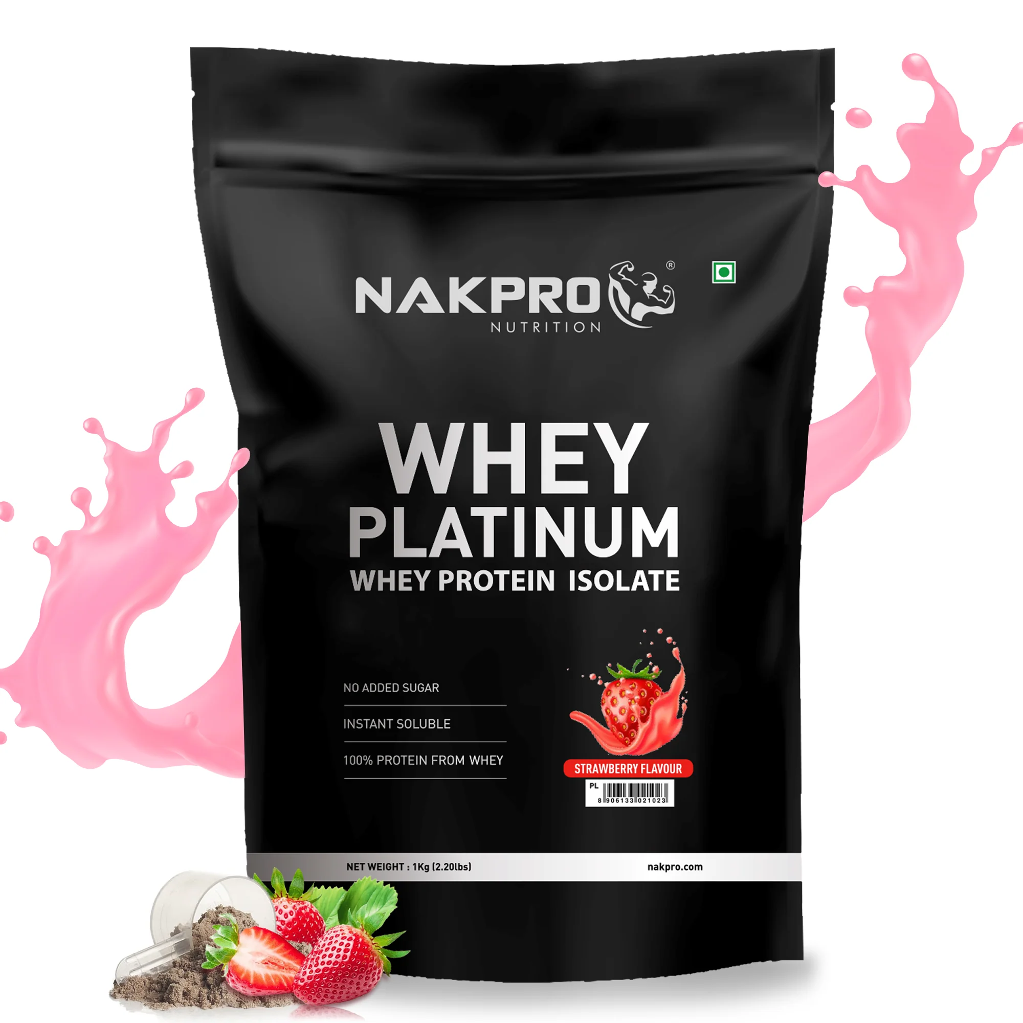 Nakpro Platinum Whey Protein Isolate | 82g Protein | Trustified Certified - Image 47