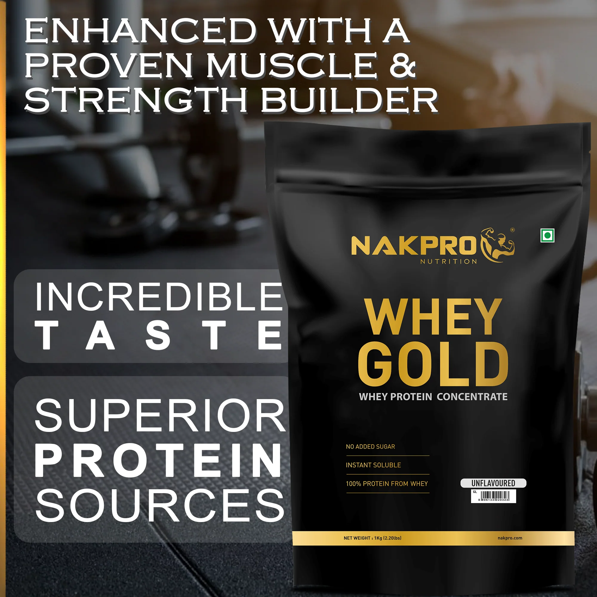 Nakpro Whey Gold Whey Protein Blend | 73g Protein | Whey Isolate & Concentrate Blend - Image 12