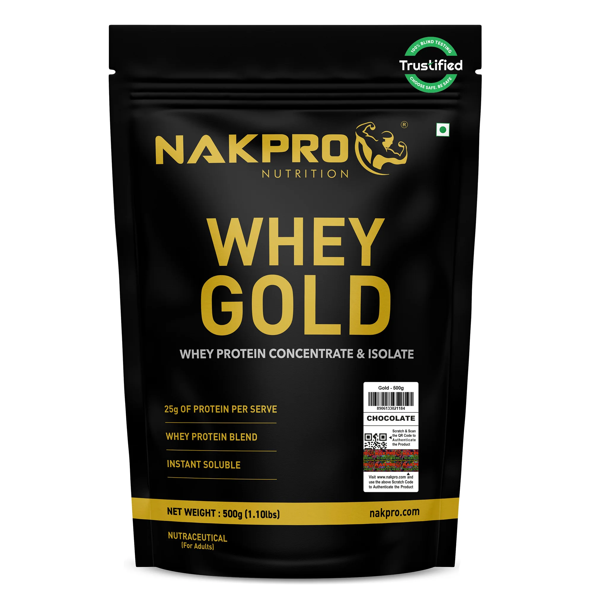 Nakpro Whey Gold Whey Protein Blend | 73g Protein | Whey Isolate & Concentrate Blend - Image 120