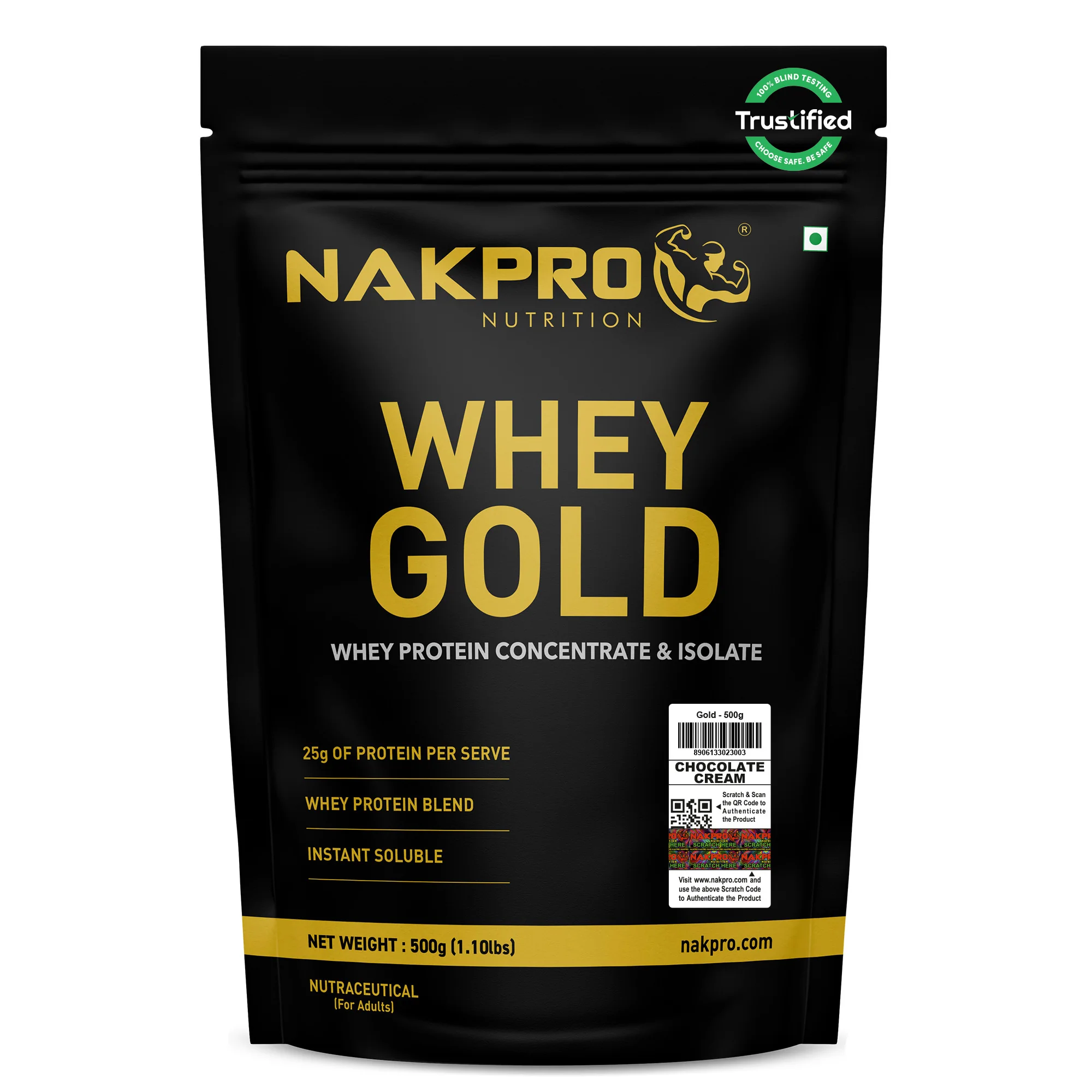 Nakpro Whey Gold Whey Protein Blend | 73g Protein | Whey Isolate & Concentrate Blend - Image 124