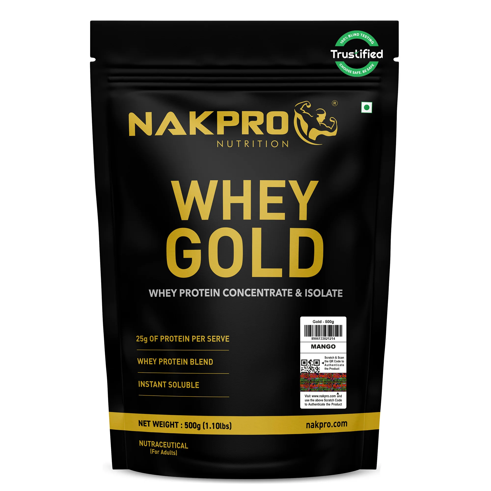 Nakpro Whey Gold Whey Protein Blend | 73g Protein | Whey Isolate & Concentrate Blend - Image 126
