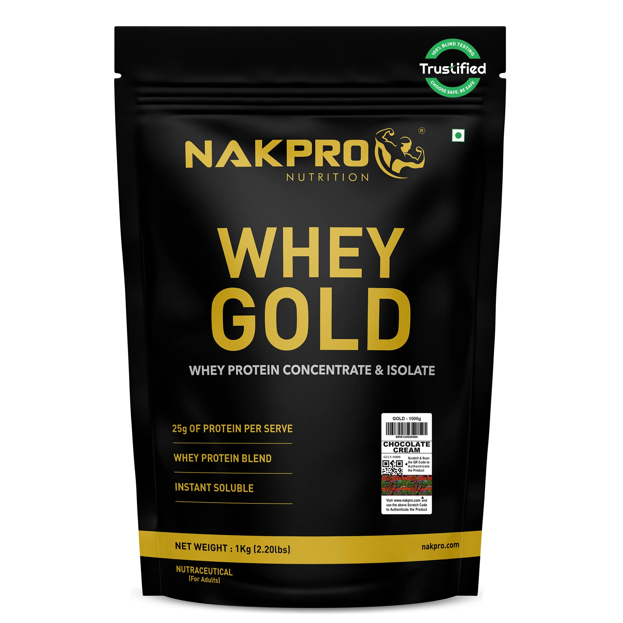 Nakpro Whey Gold Whey Protein Blend | 73g Protein | Whey Isolate & Concentrate Blend - Image 135