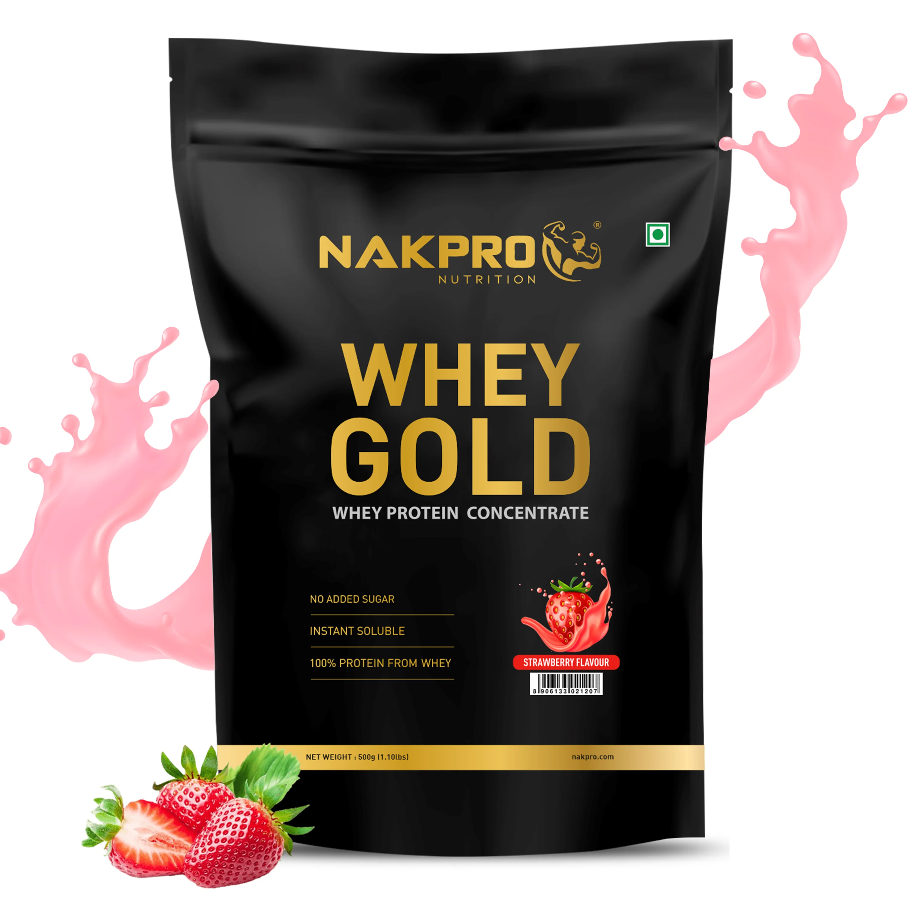Nakpro Whey Gold Whey Protein Blend | 73g Protein | Whey Isolate & Concentrate Blend - Image 26