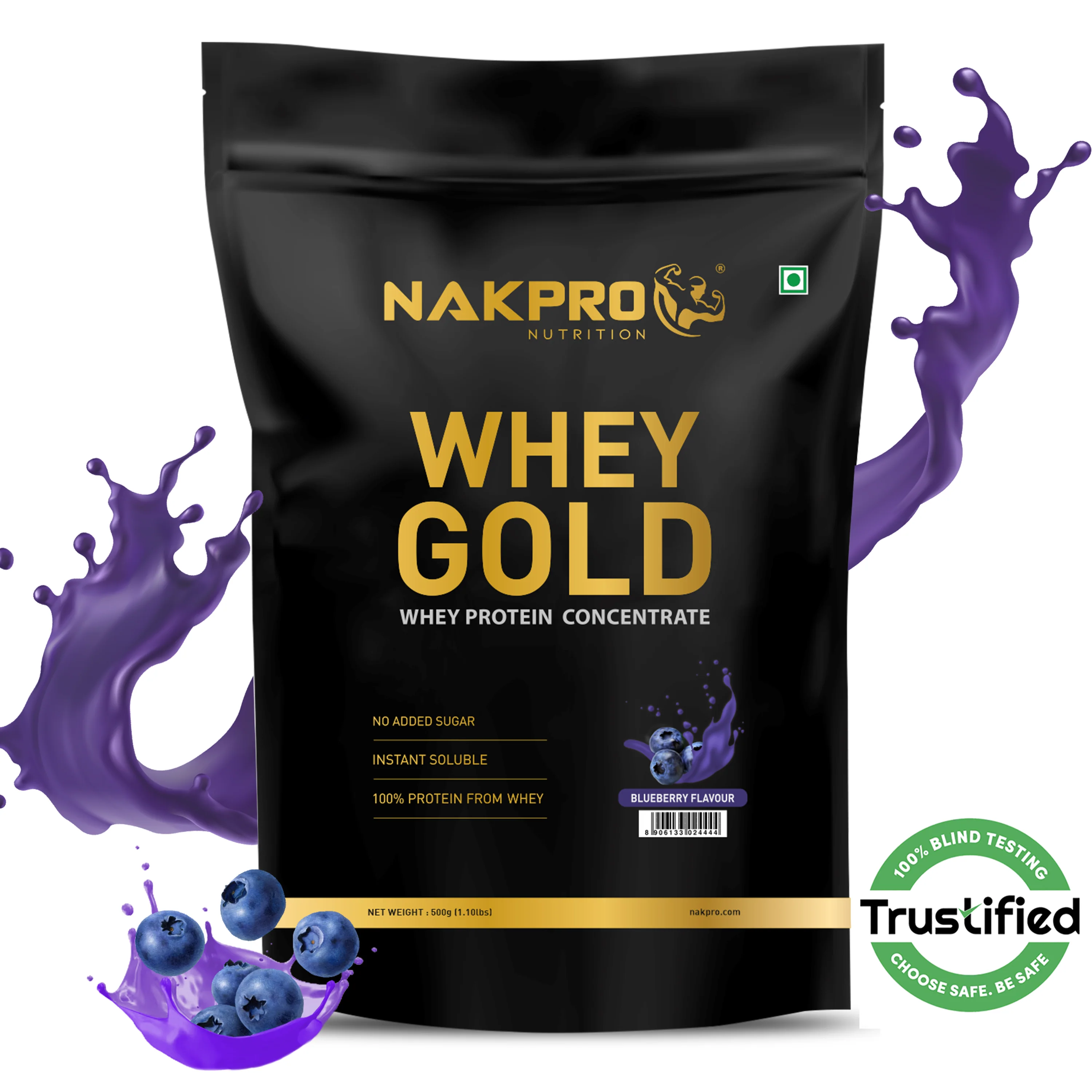 Nakpro Whey Gold Whey Protein Blend | 73g Protein | Whey Isolate & Concentrate Blend - Image 34