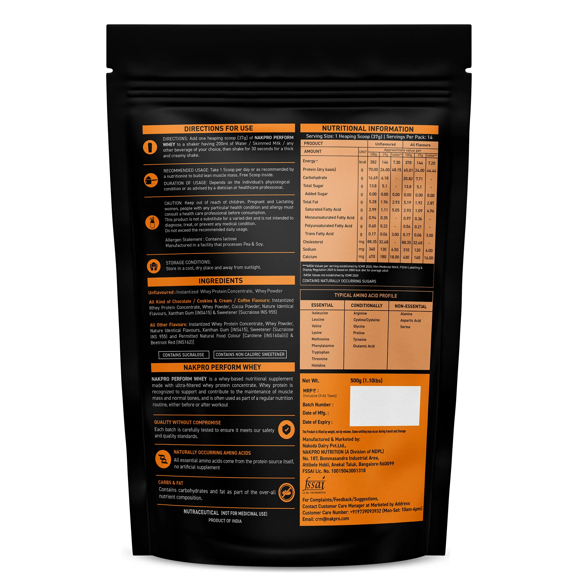 Nakpro Perform Whey Protein Concentrate | 65g Protein | Trustified Certified - Image 37