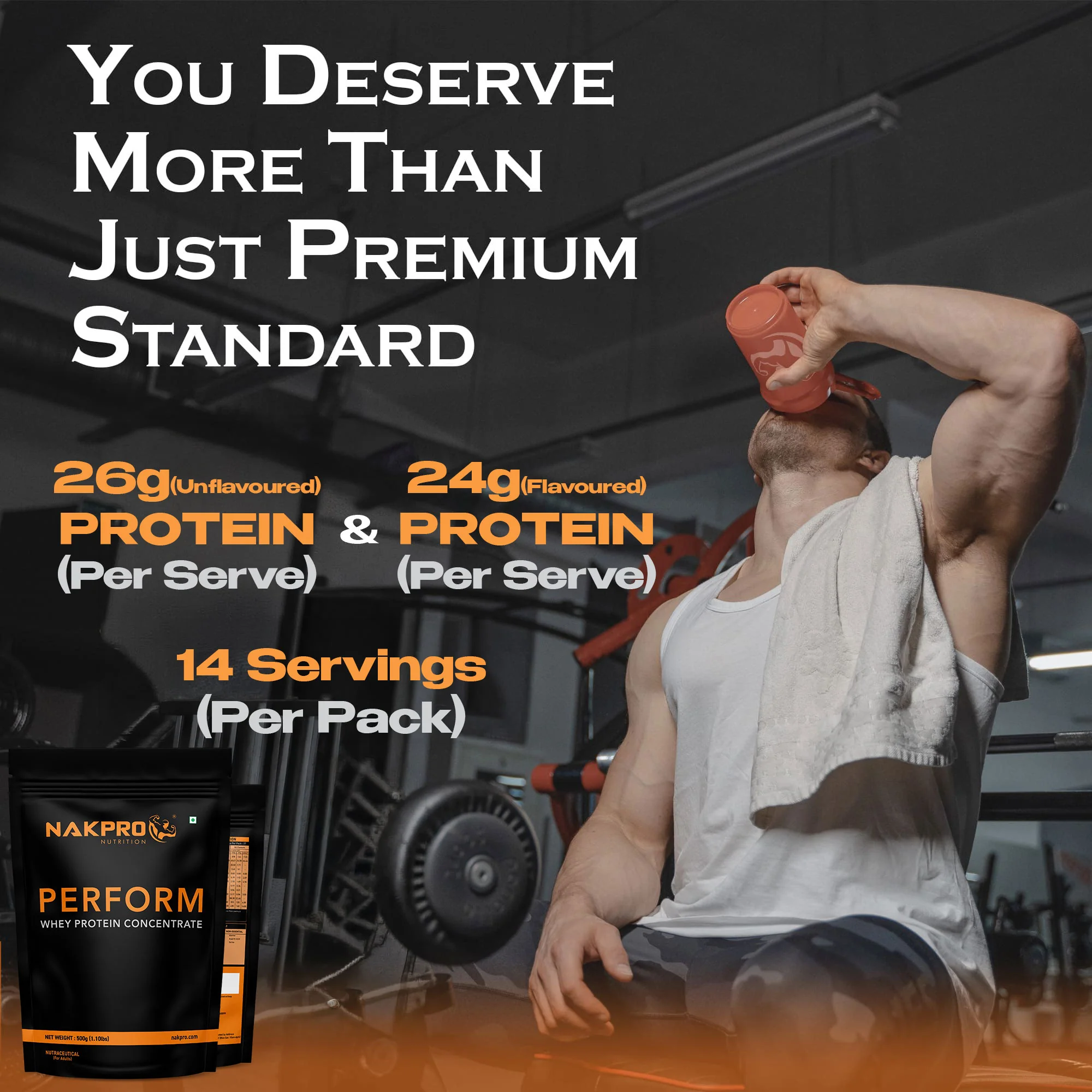 Nakpro Perform Whey Protein Concentrate | 65g Protein | Trustified Certified - Image 52