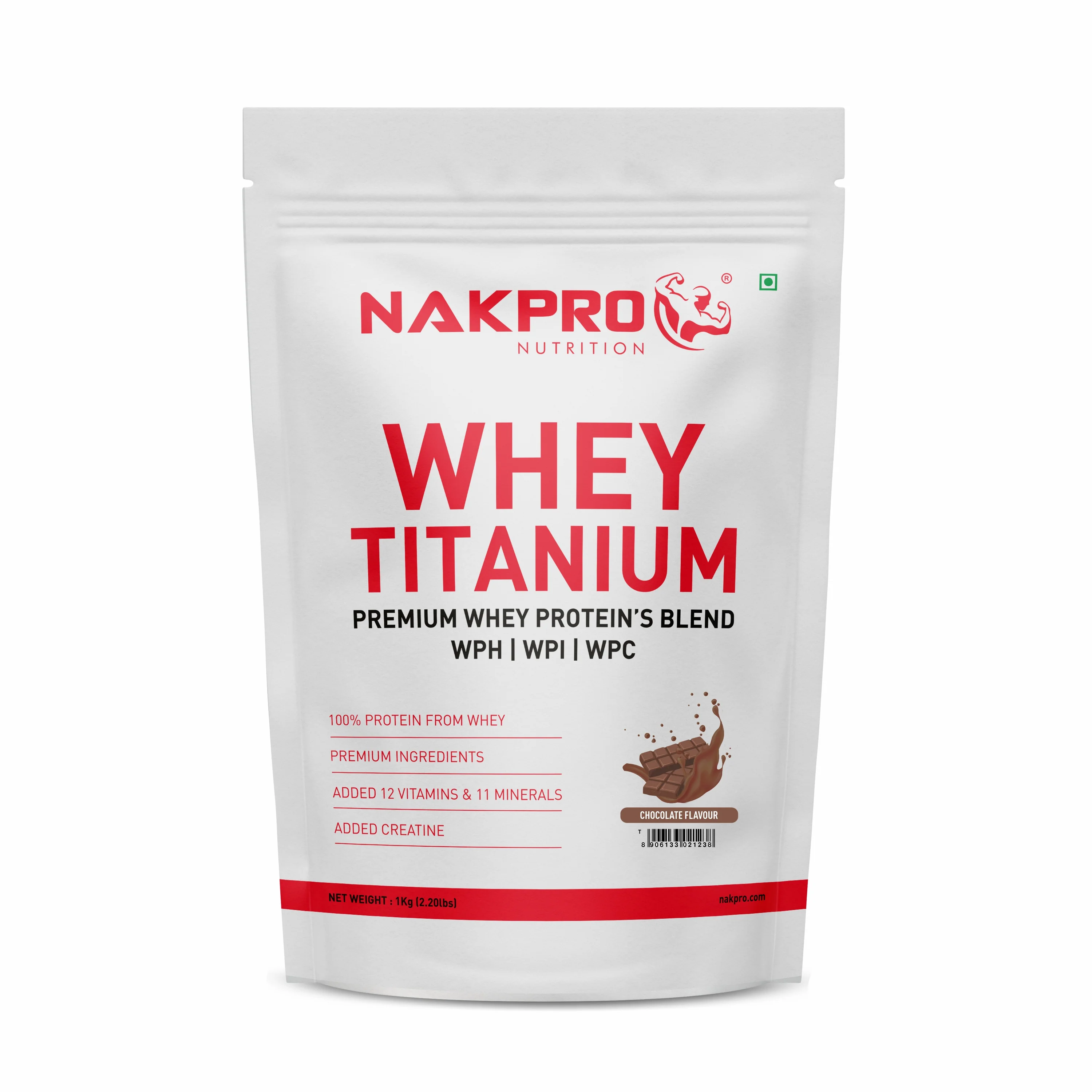 Nakpro Titanium Whey Protein Blend | 73g Protein |Whey Protein Blend of  WPH, WPI & WPC | Added Vitamins, Minerals & Creatine - Image 21