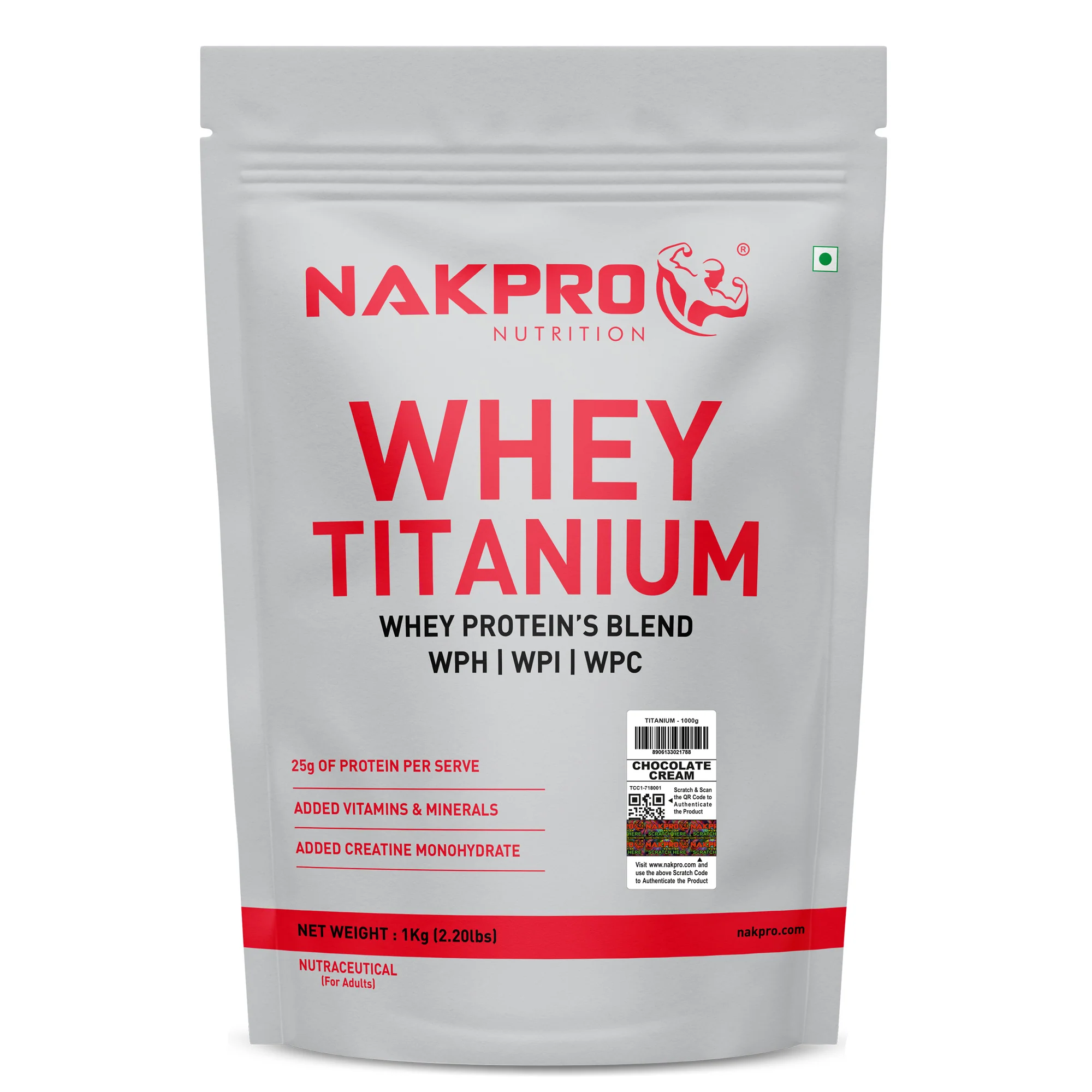 Nakpro Titanium Whey Protein Blend | 73g Protein |Whey Protein Blend of  WPH, WPI & WPC | Added Vitamins, Minerals & Creatine - Image 30