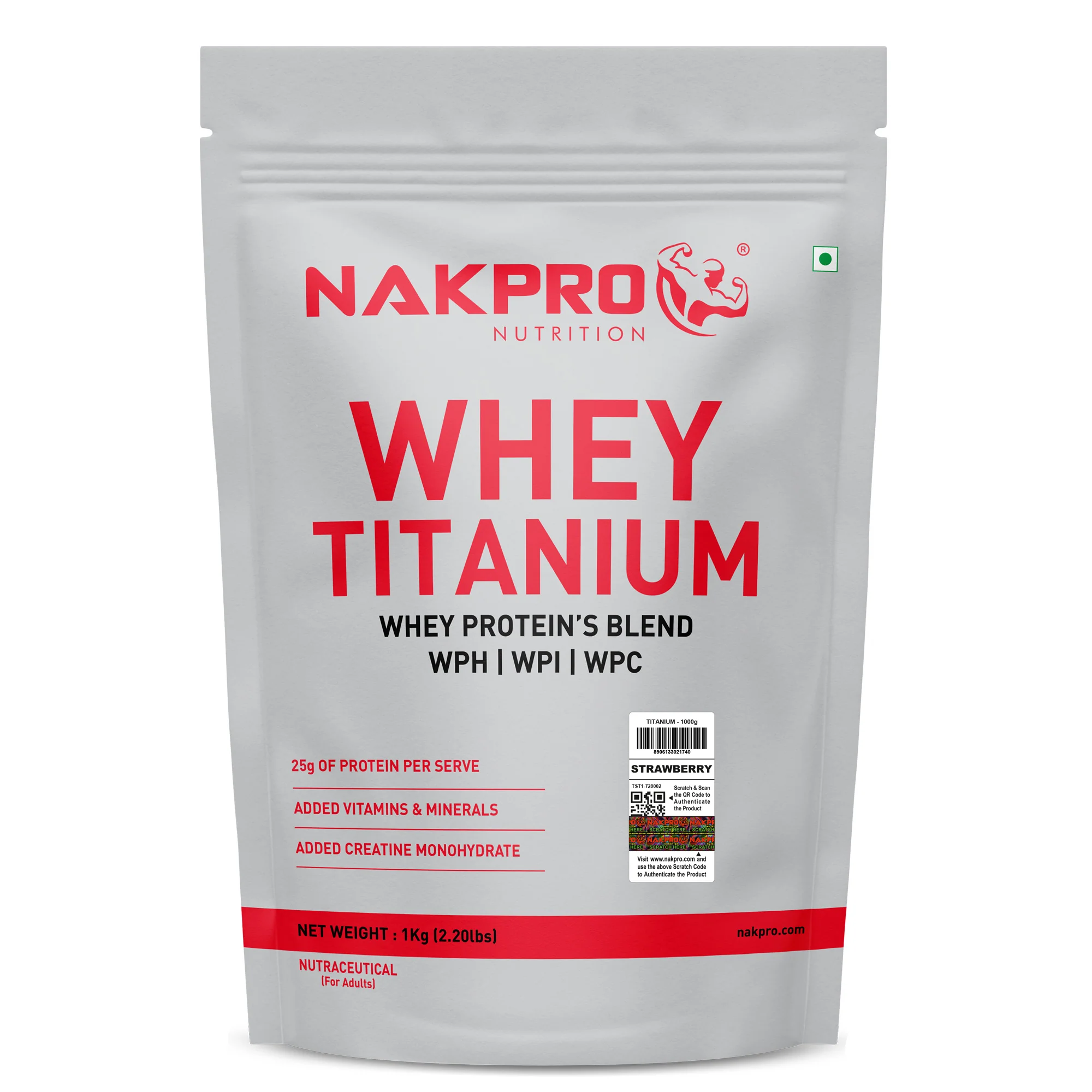 Nakpro Titanium Whey Protein Blend | 73g Protein |Whey Protein Blend of  WPH, WPI & WPC | Added Vitamins, Minerals & Creatine - Image 34