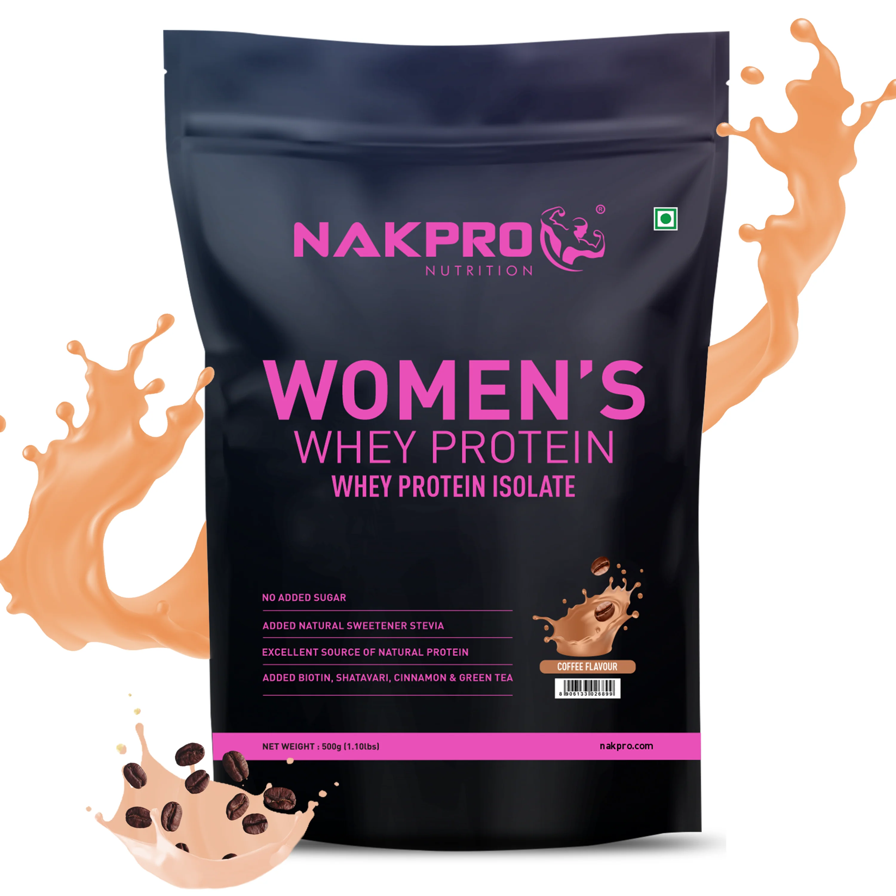 Nakpro Women’s Whey Protein Isolate | 75g Protein | With Biotin & Herbal Extracts - Image 25
