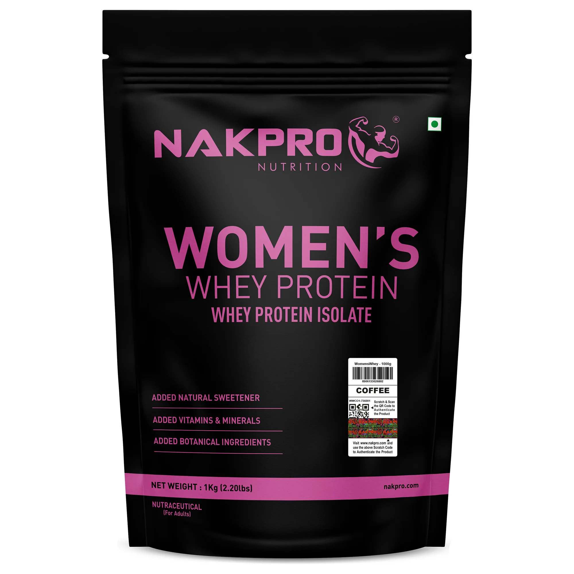 Nakpro Women’s Whey Protein Isolate | 75g Protein | With Biotin & Herbal Extracts - Image 33