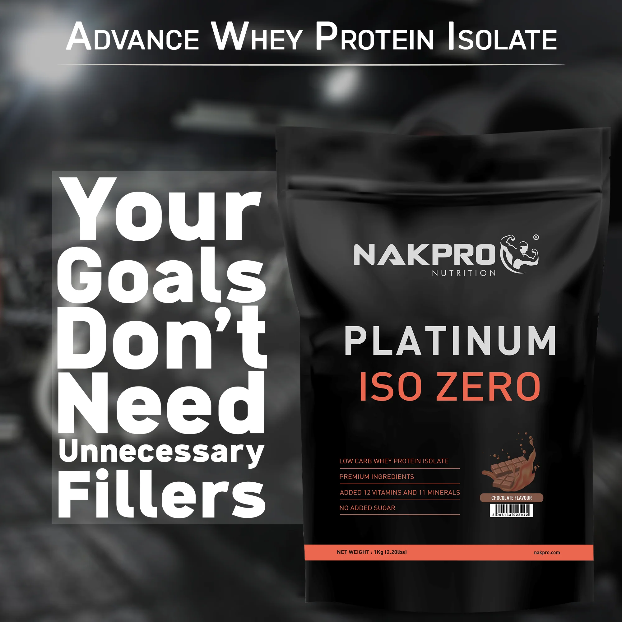 Nakpro Platinum ISO Zero Whey Protein Isolate | 89g Protein - Image 13