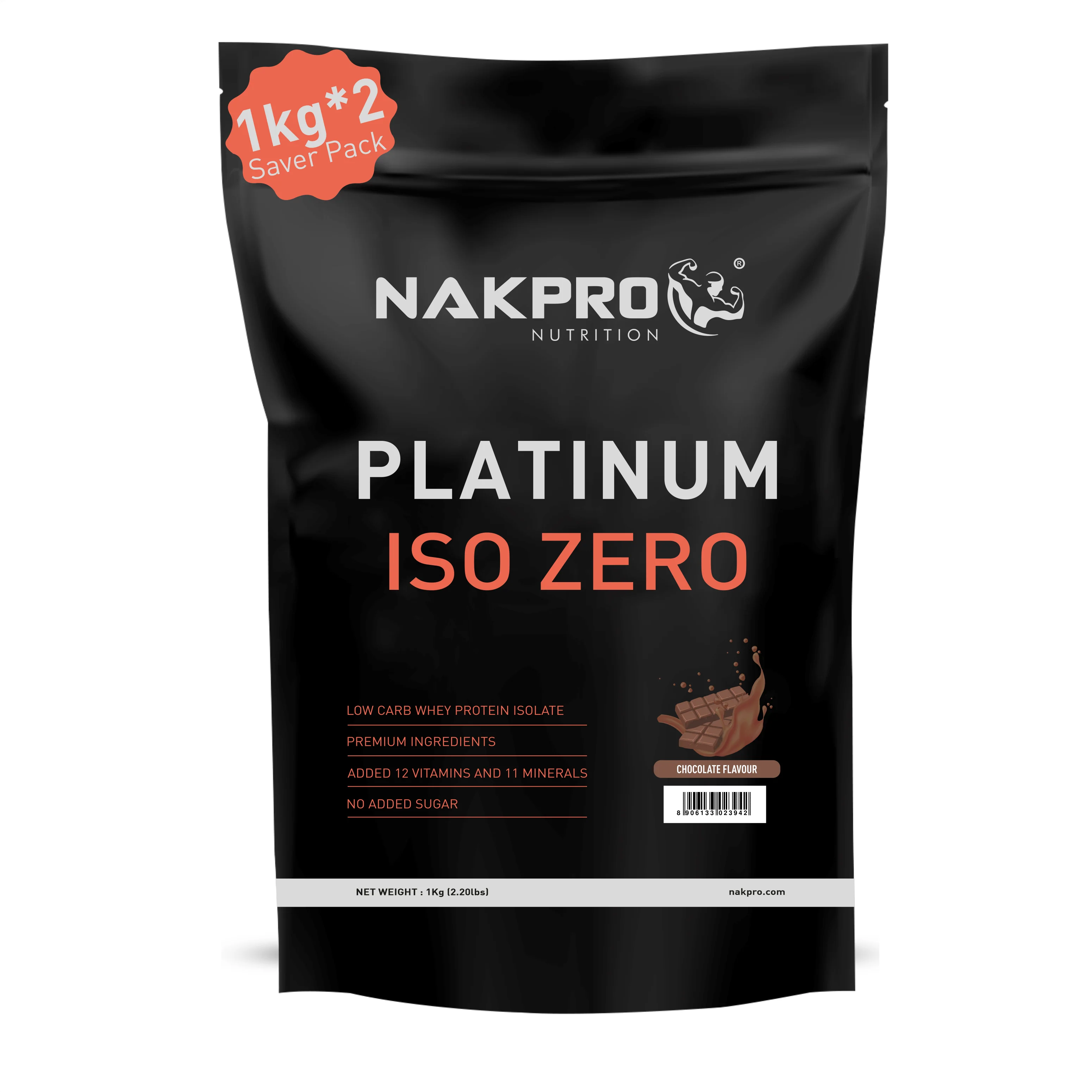 Nakpro Platinum ISO Zero Whey Protein Isolate | 89g Protein - Image 23