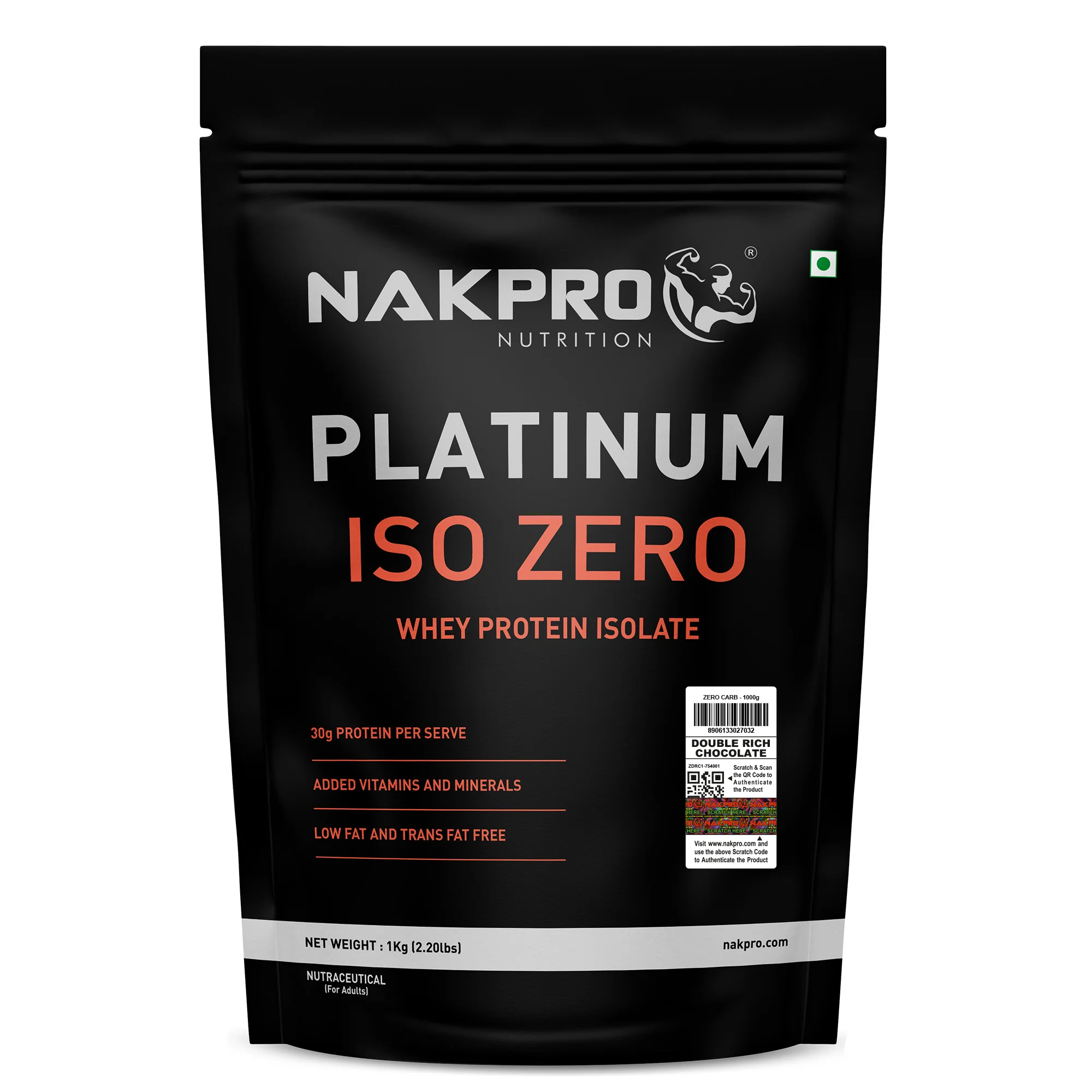 Nakpro Platinum ISO Zero Whey Protein Isolate | 89g Protein - Image 36