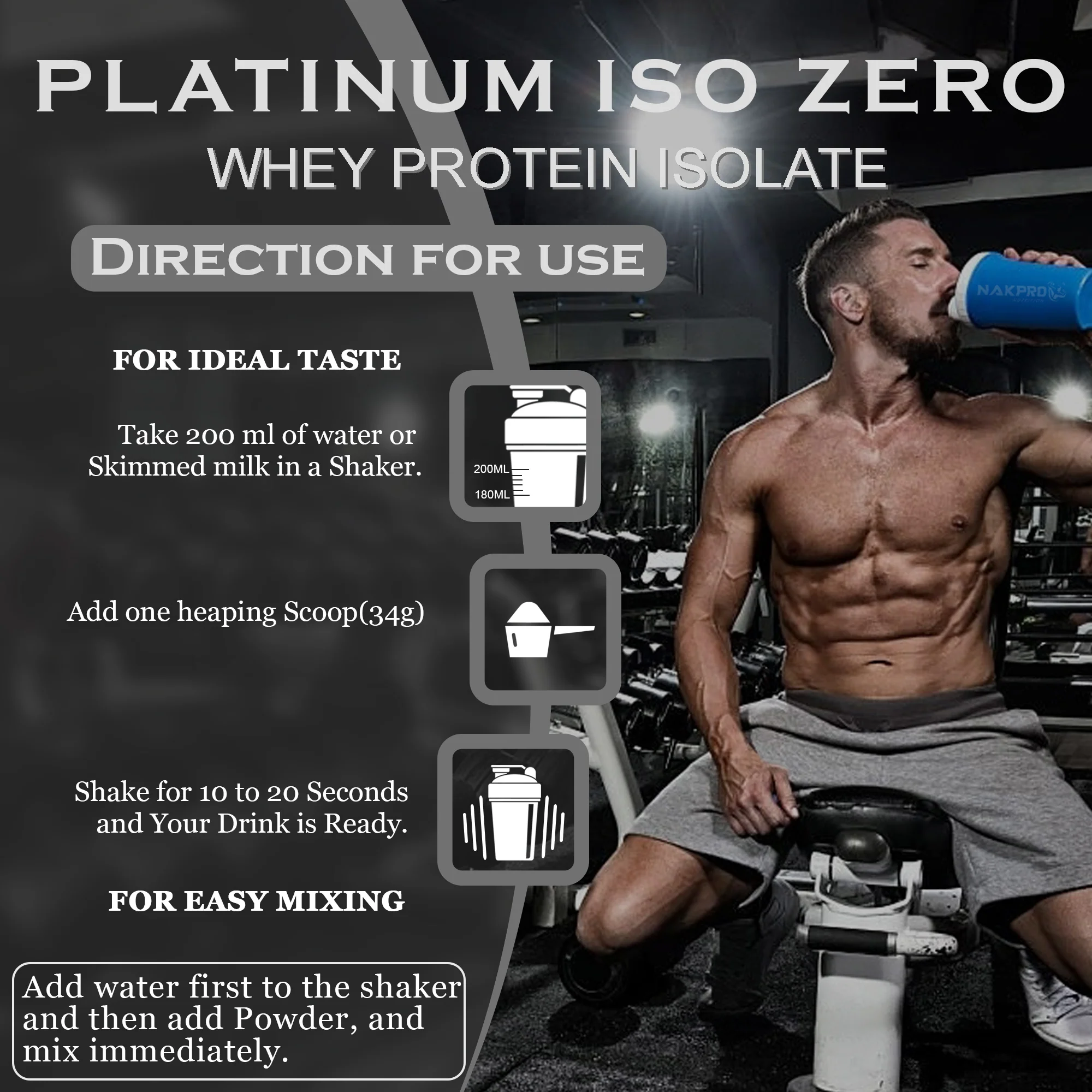Nakpro Platinum ISO Zero Whey Protein Isolate | 89g Protein - Image 38