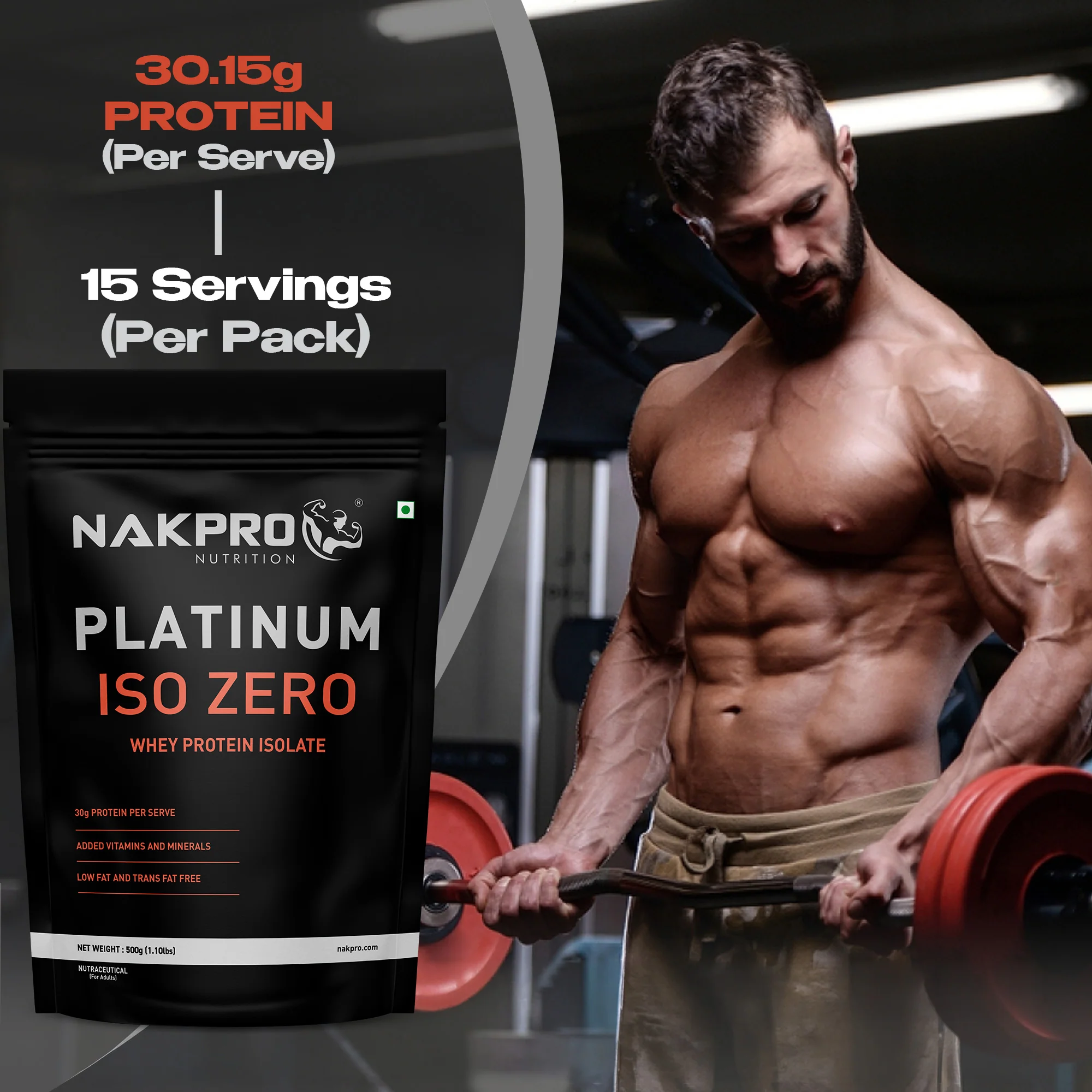 Nakpro Platinum ISO Zero Whey Protein Isolate | 89g Protein - Image 40