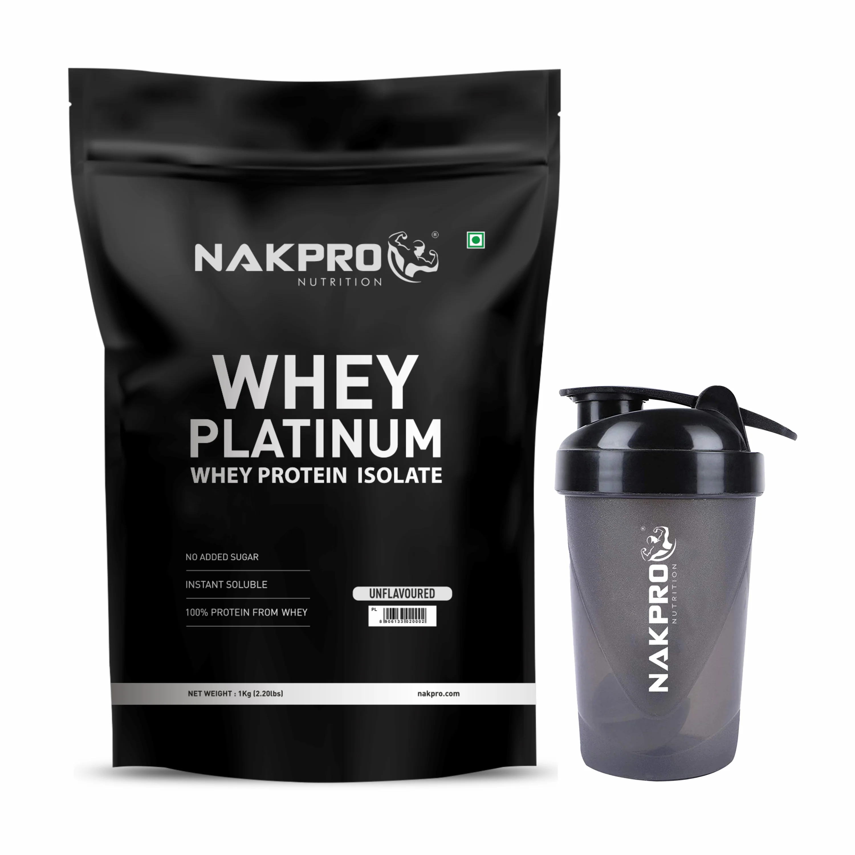 Nakpro Platinum Raw Whey Protein Isolate | 90g Protein | Clean Unflavored Whey Protein | Trustified Certified - Image 125