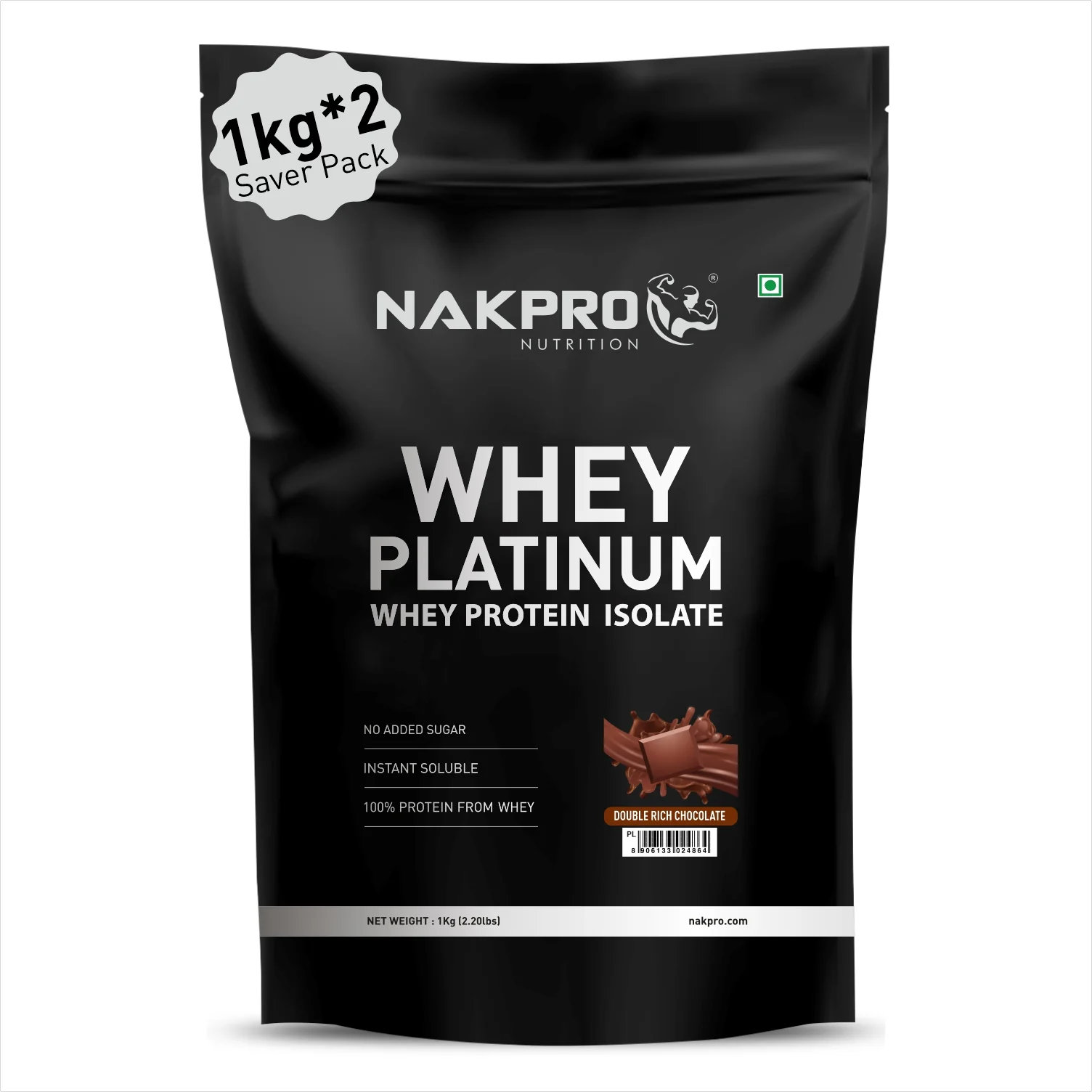 Nakpro Platinum Raw Whey Protein Isolate | 90g Protein | Clean Unflavored Whey Protein | Trustified Certified - Image 18
